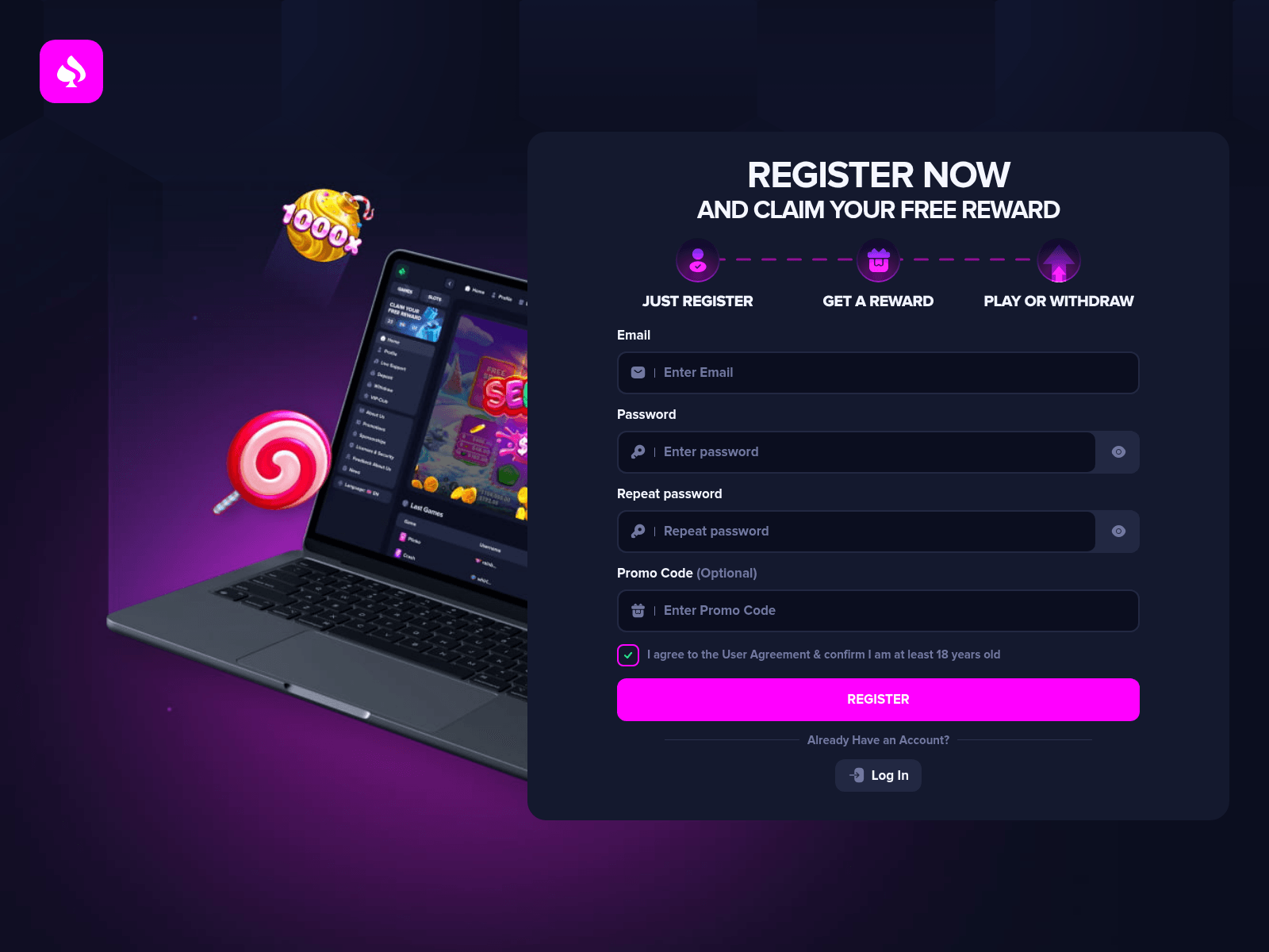 Screenshot of lucky24.pics
