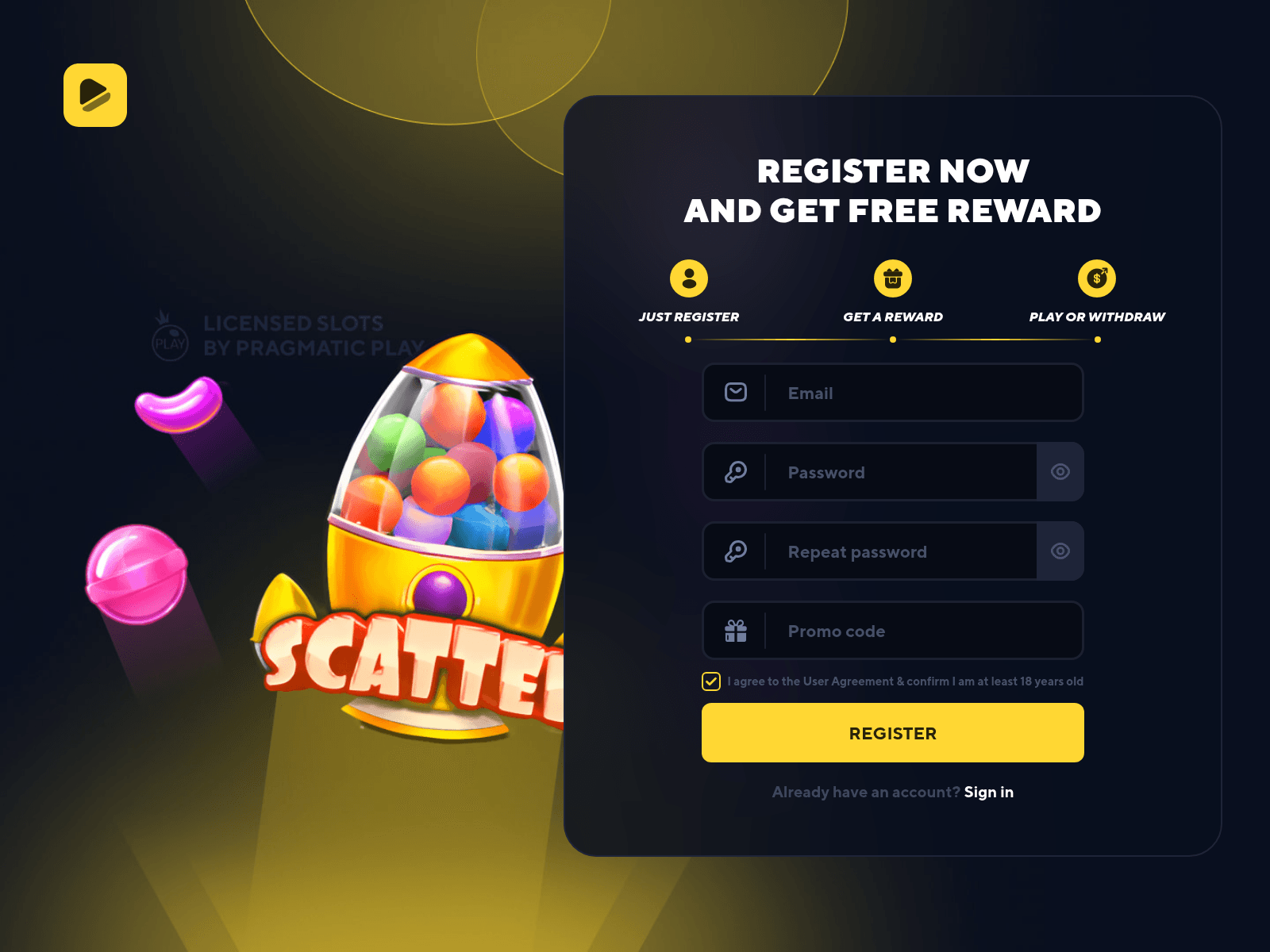 Screenshot of papakasino.bet