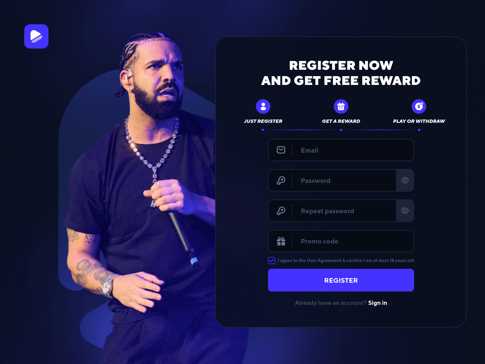 Screenshot of skyluck.live