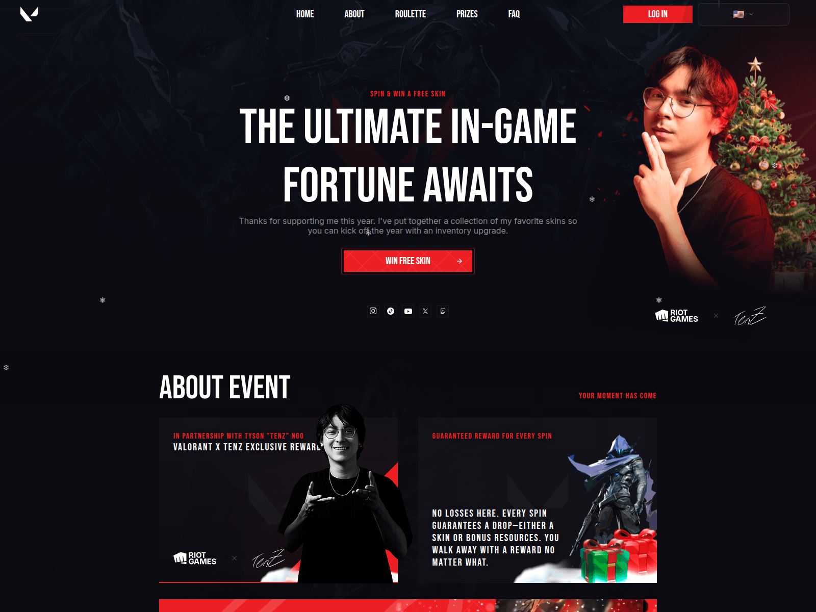 Screenshot of valoten.top