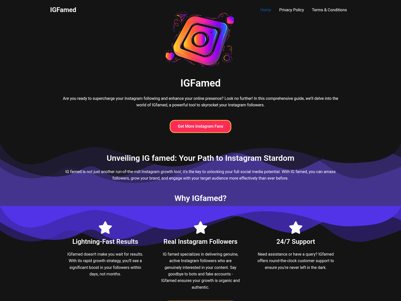 Screenshot of igfamed.org