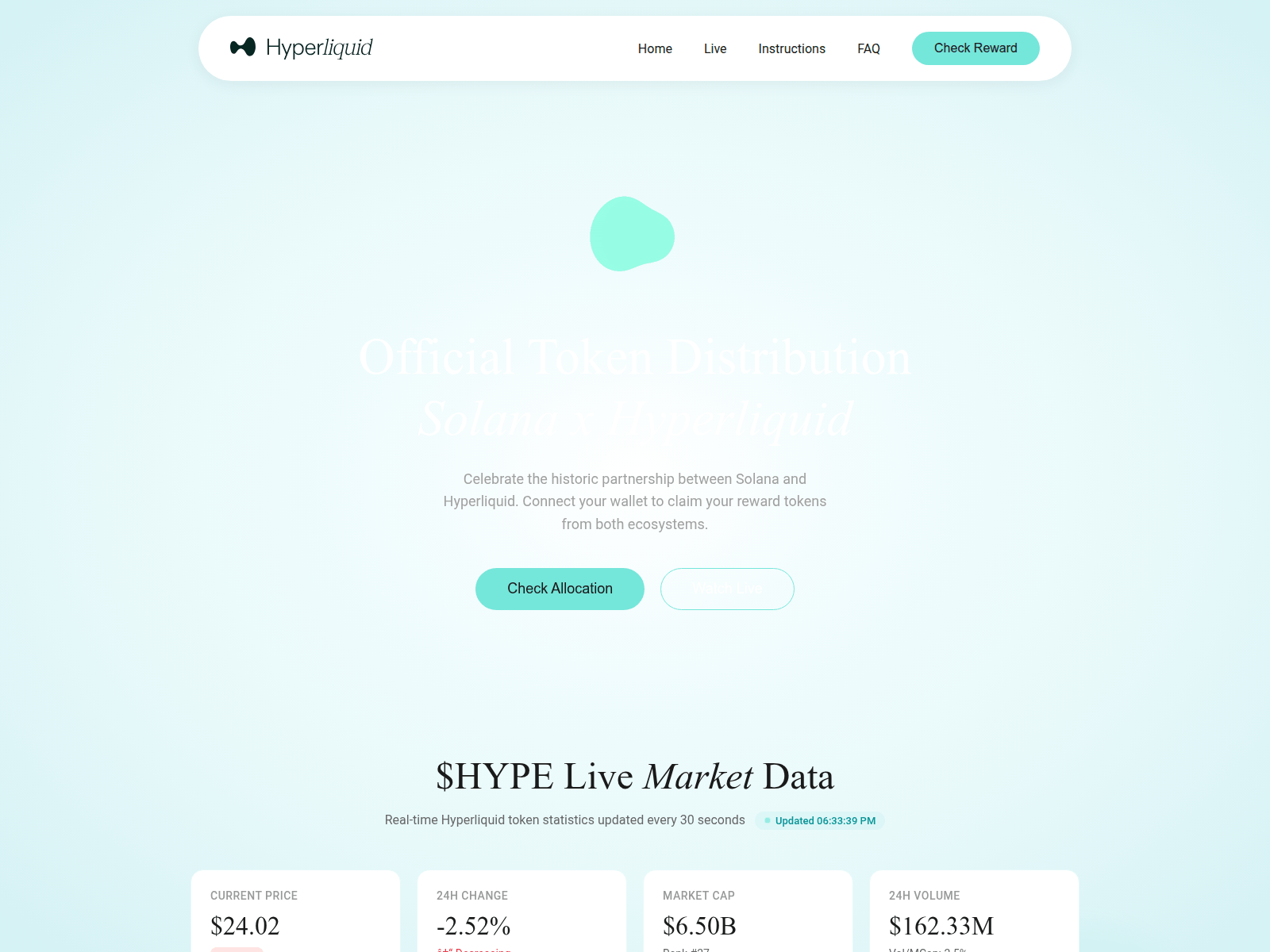 Screenshot of lhyuperliquidx.com