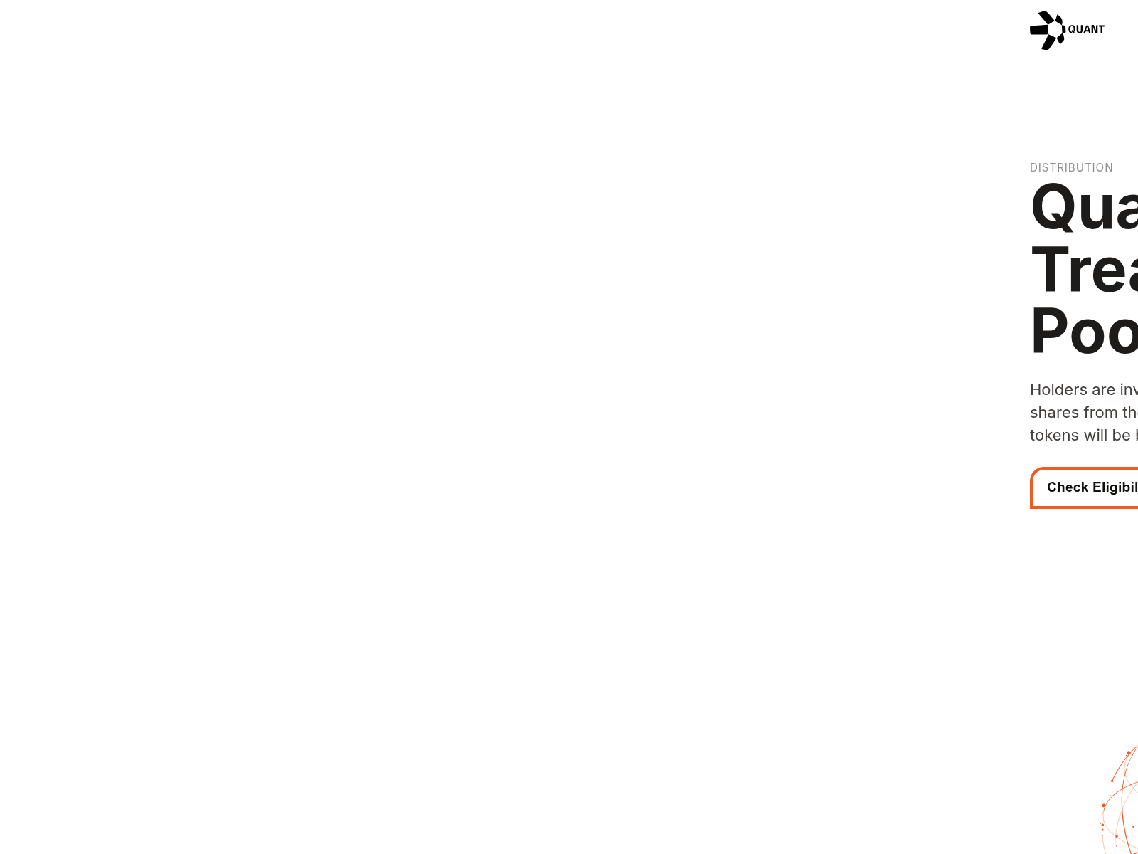 Screenshot of treasury-quantnetwork.xyz
