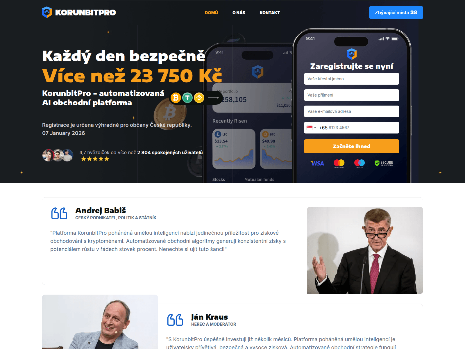 Screenshot of korunbit-pro.com