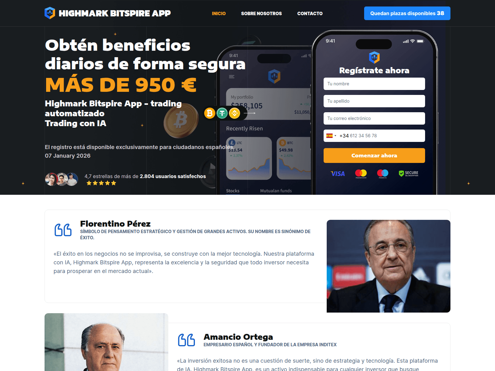 Screenshot of highmarkbitspireapp.net