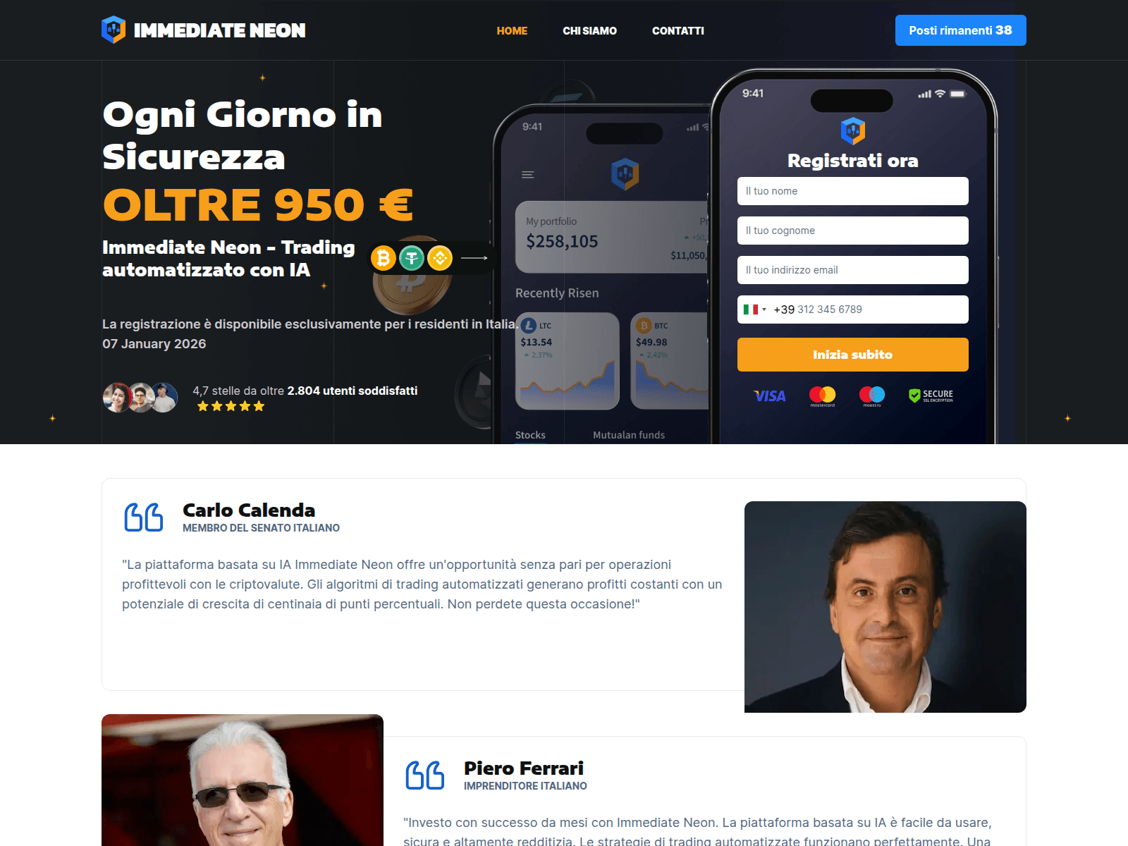 Screenshot of immediate-neon-invest.com