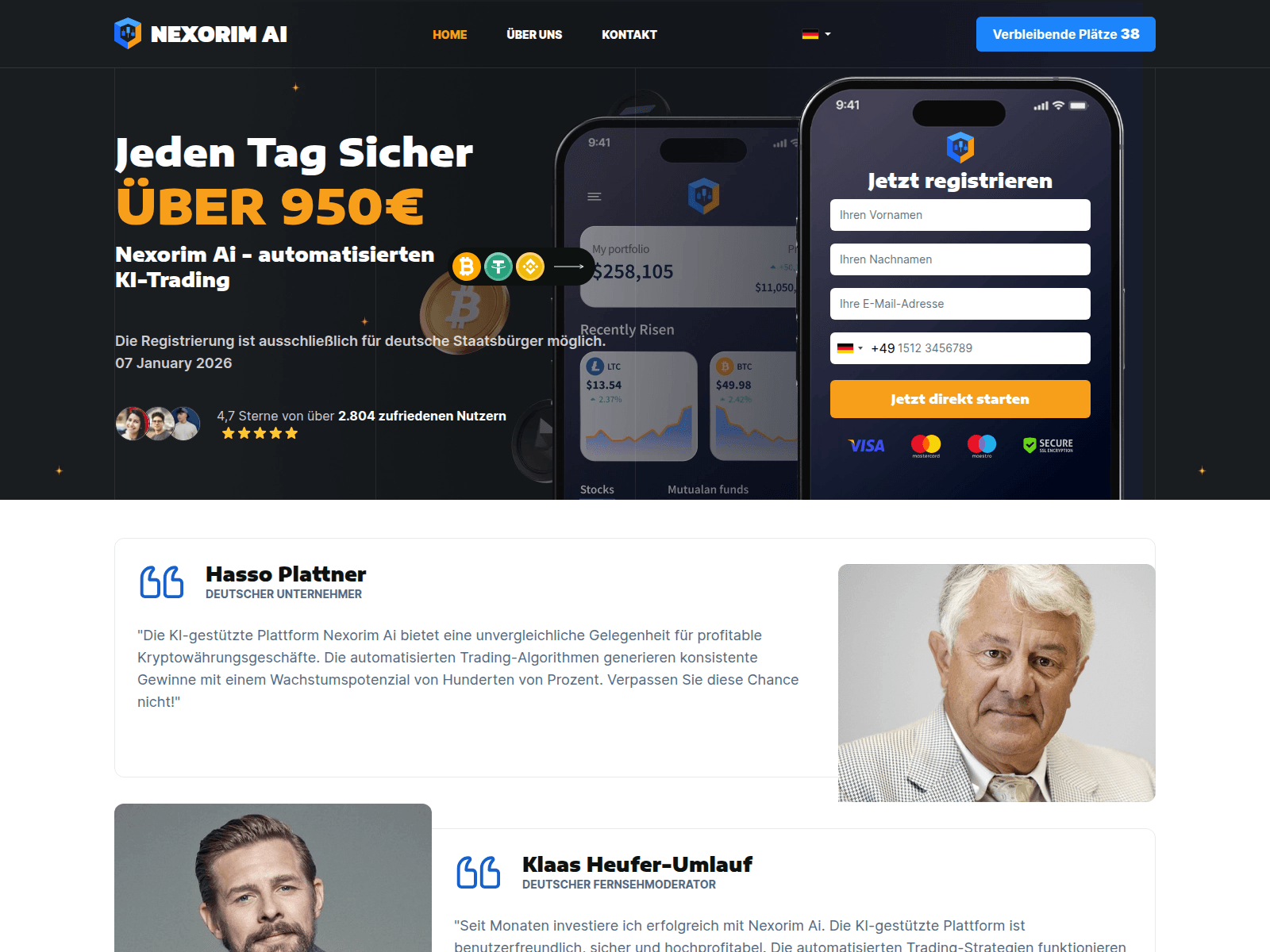 Screenshot of nexorim-ai.com