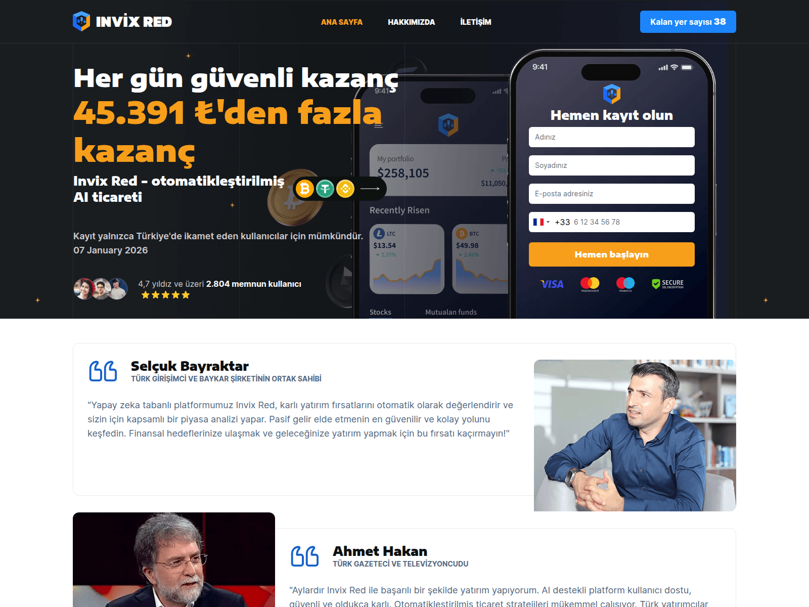 Screenshot of invixred.com