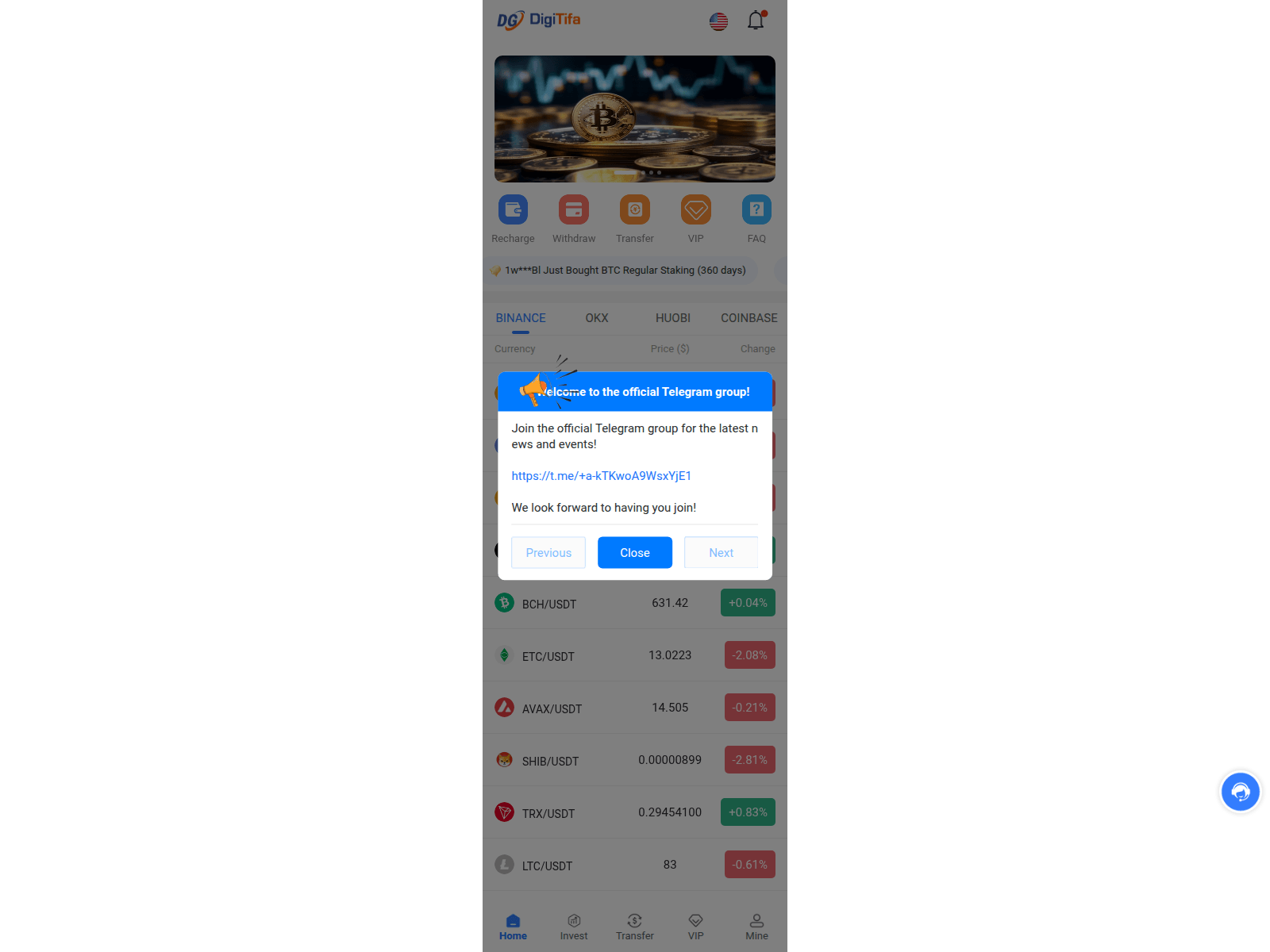 Screenshot of usdt921.com