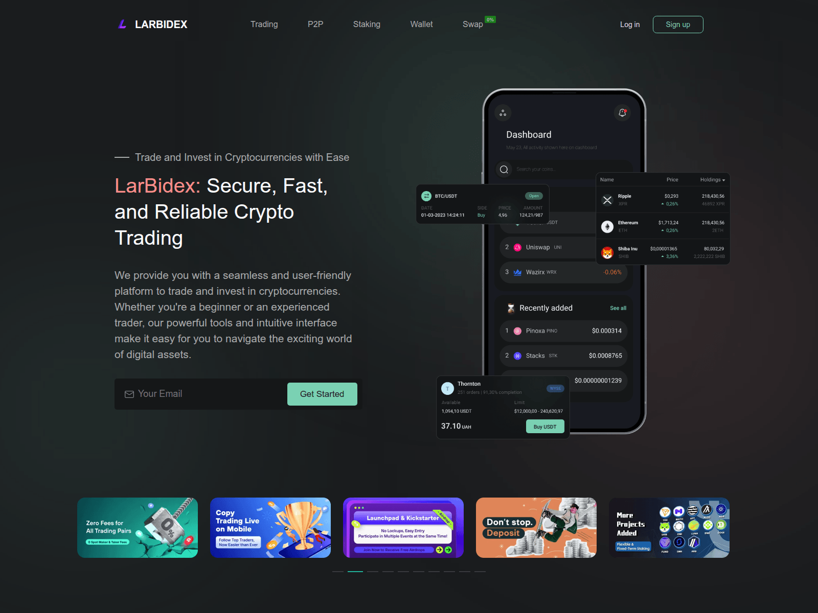 Screenshot of larbidex.com