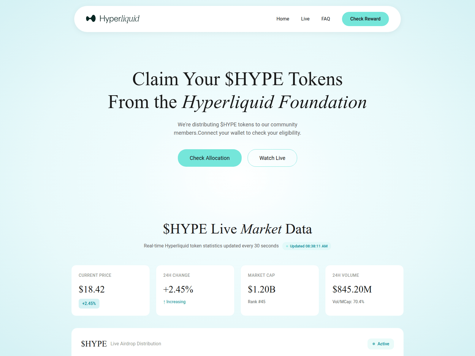 Screenshot of claim-hyperliquids.xyz