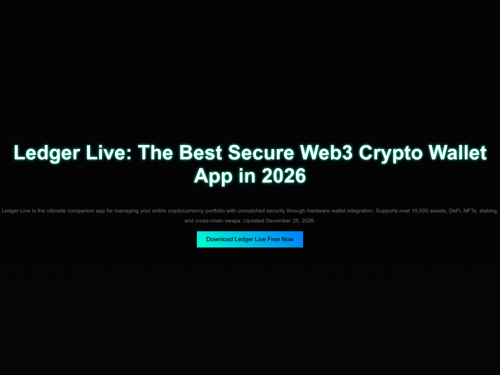 Screenshot of ledgerstart.co.com