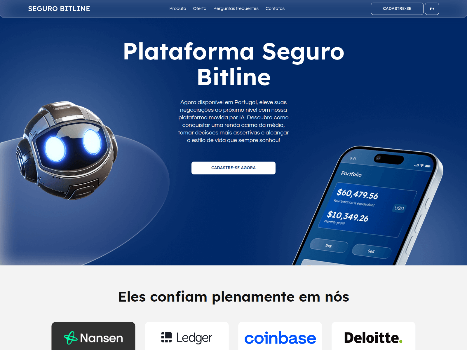 Forensic screenshot of seguro-bitline.com