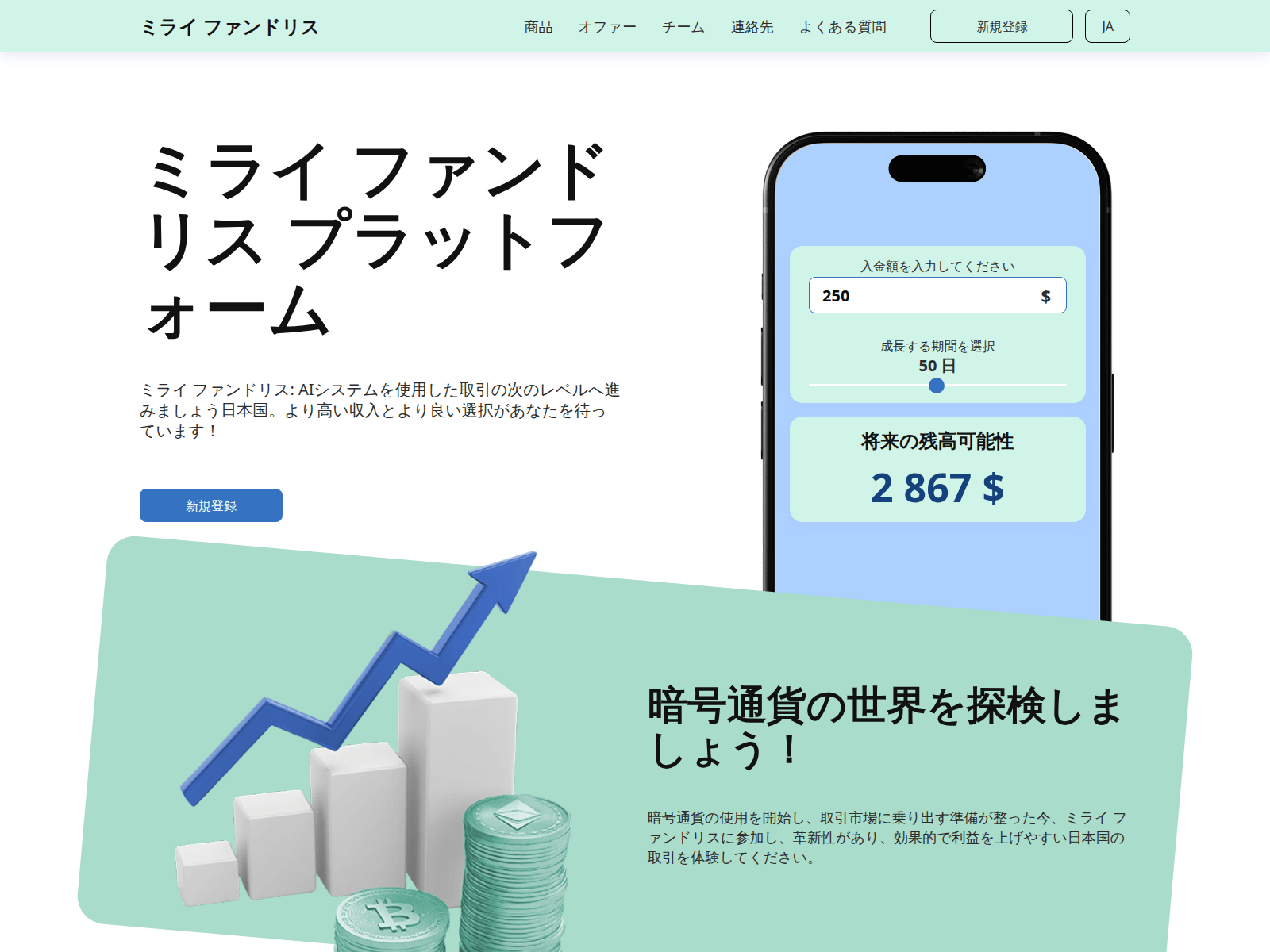 Forensic screenshot of mirai-fundris.com