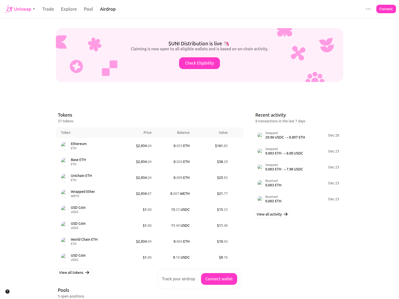 Screenshot of uni-checker.net
