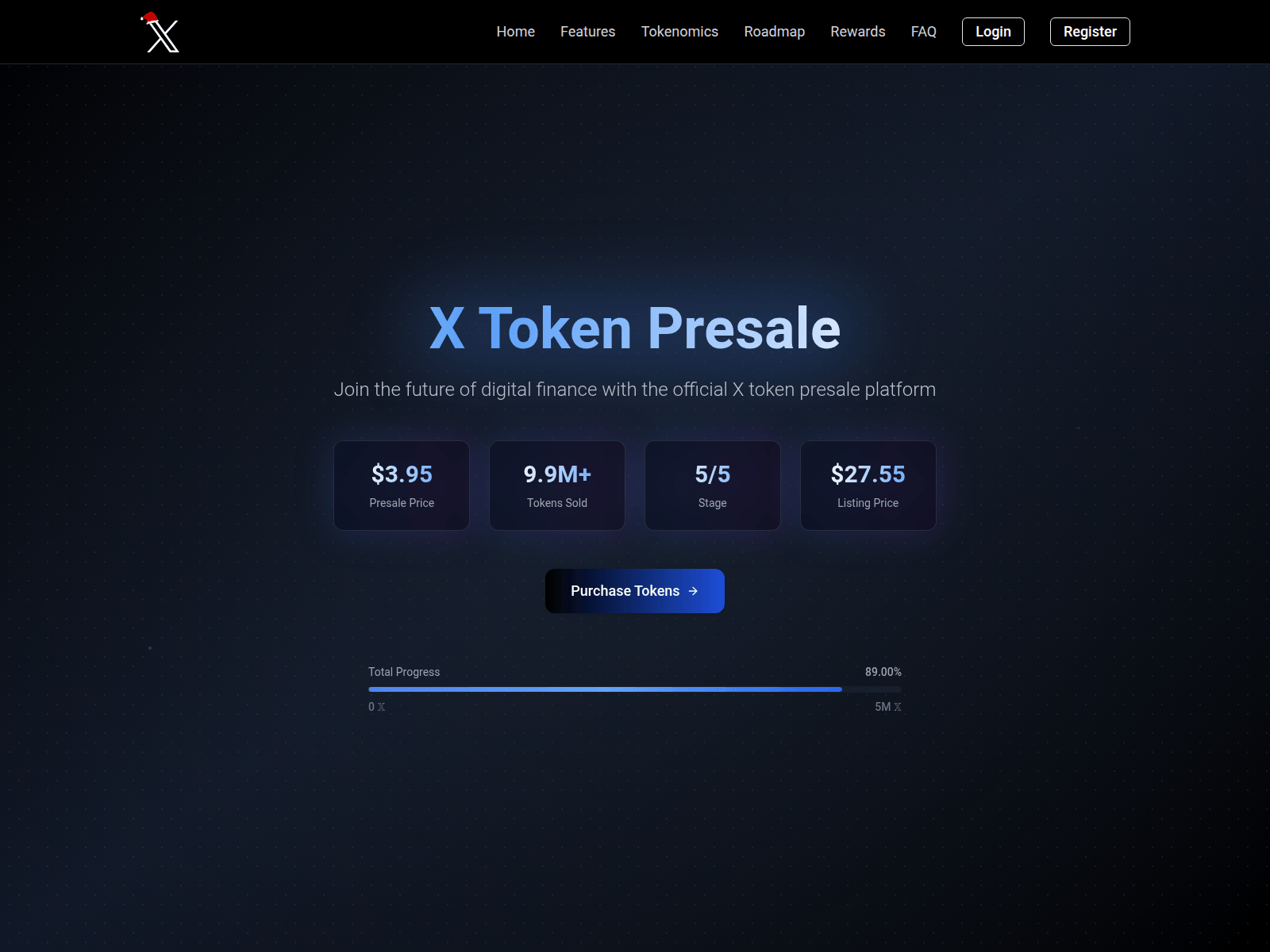 Screenshot of xcoin-crypto.io