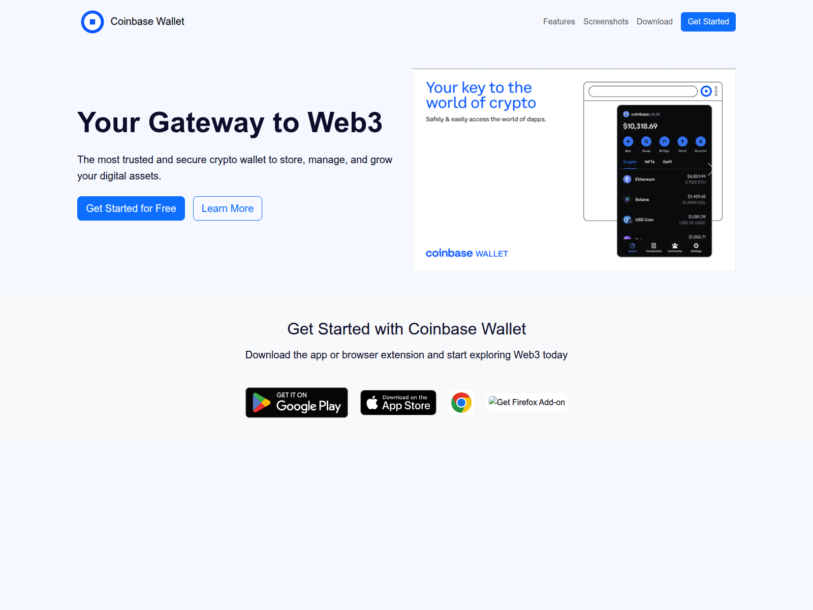 Screenshot of coinbase-4fv.pages.dev