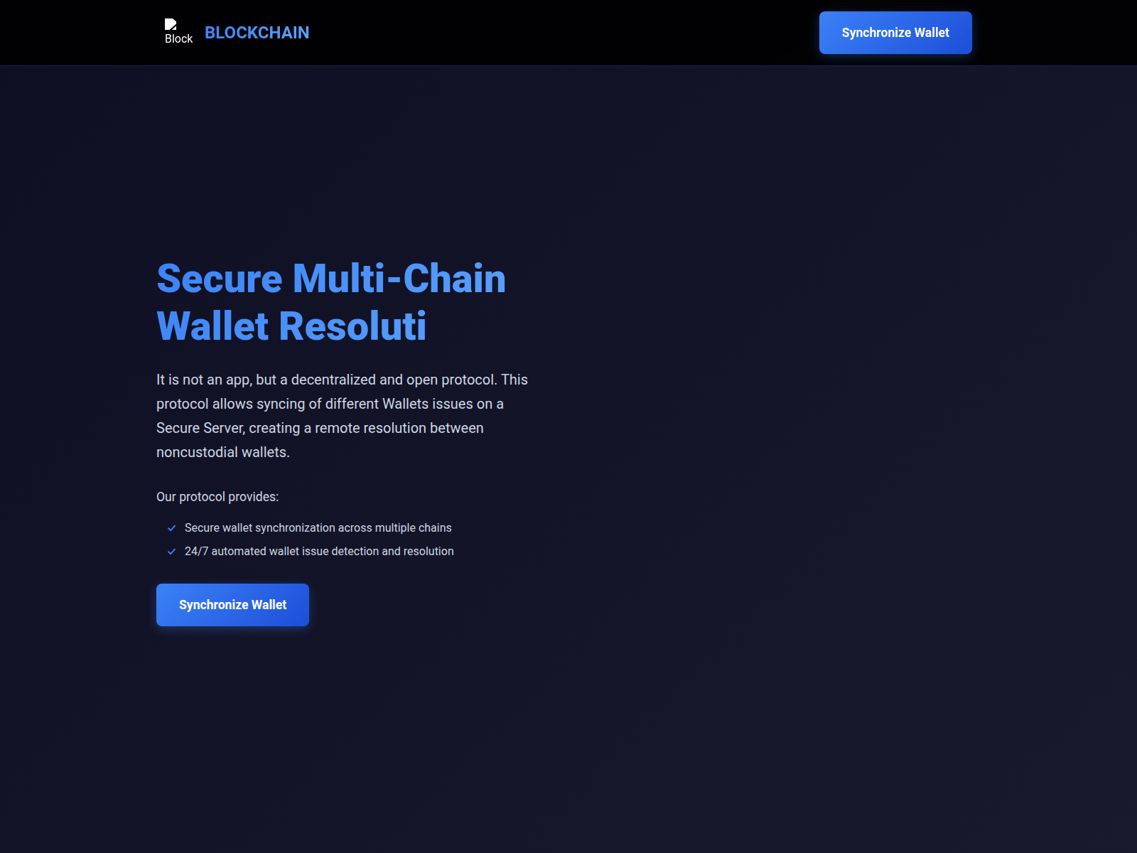 Screenshot of dappswalletnode.pages.dev