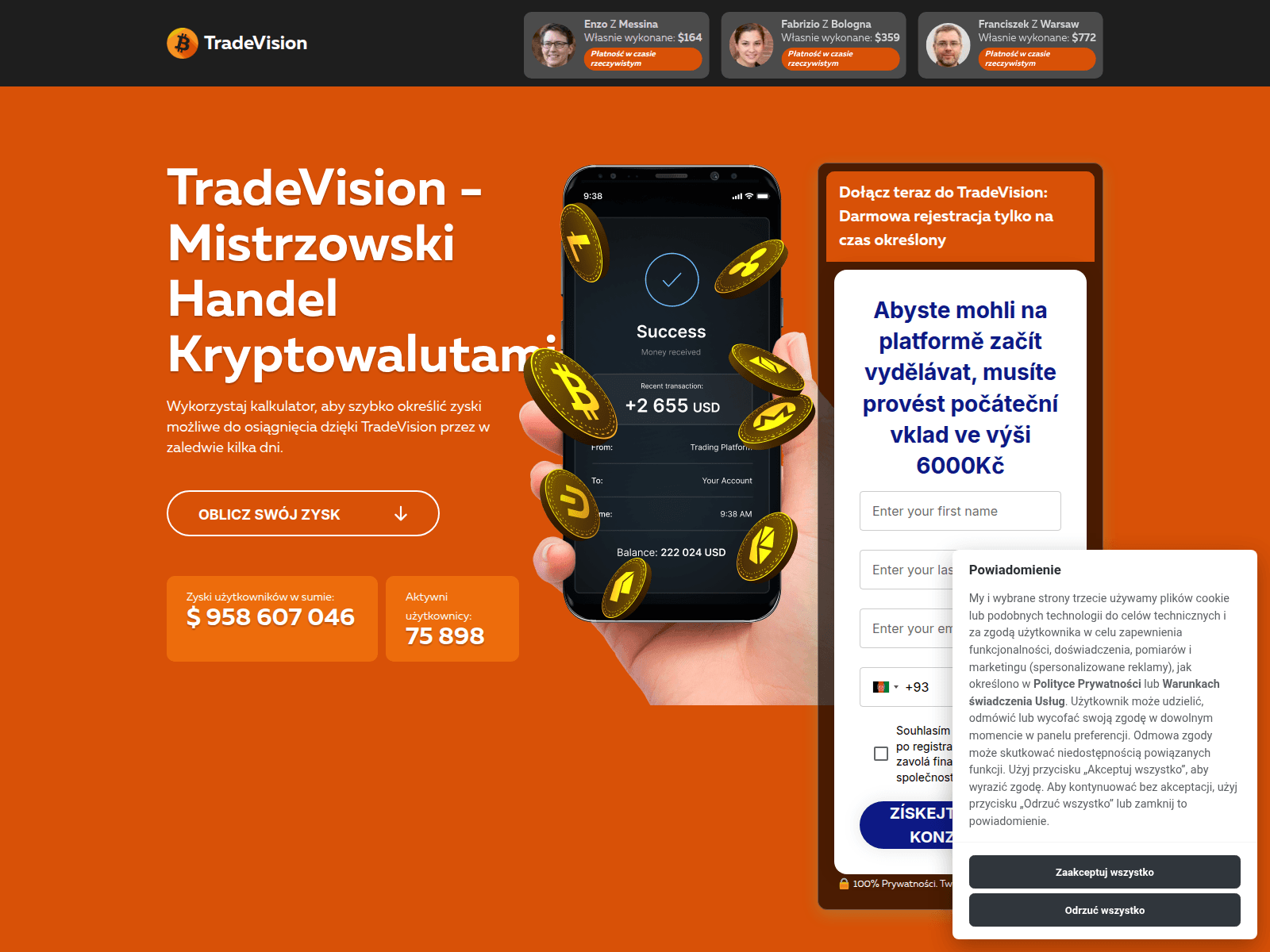 Screenshot of torvink.cyou