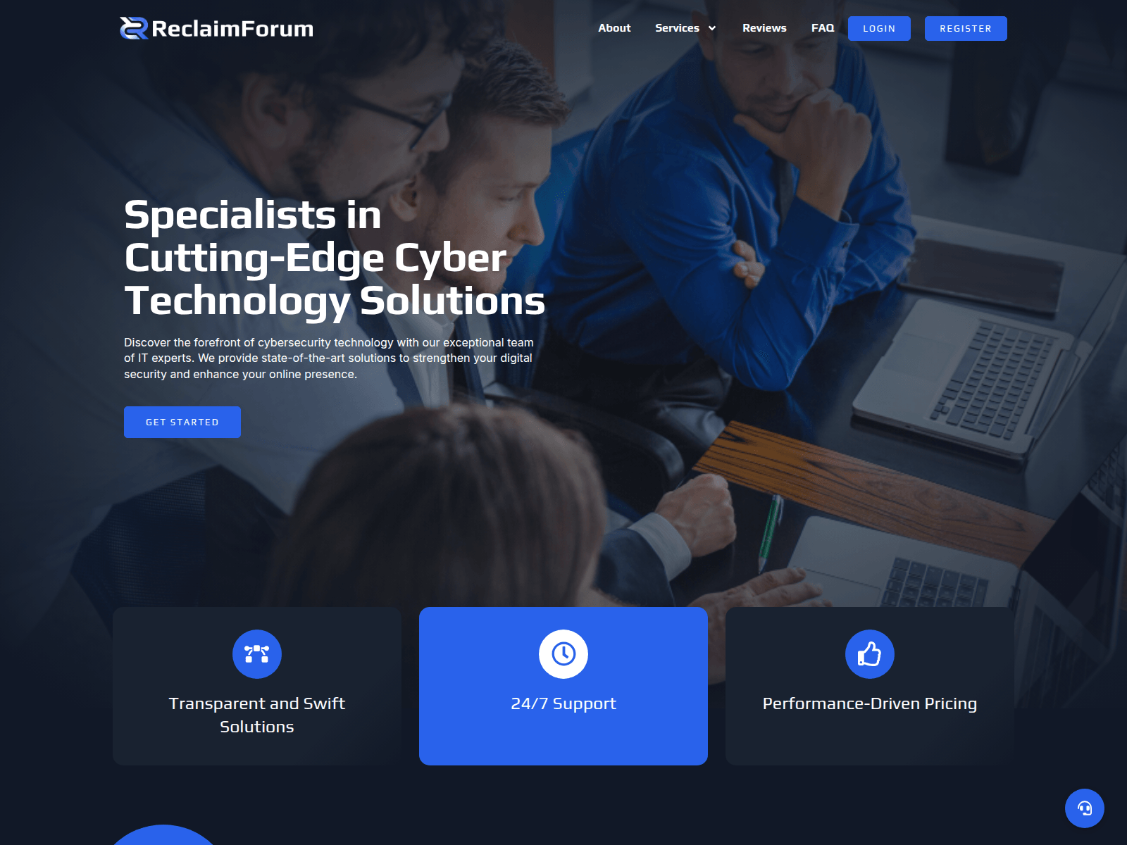 Screenshot of reclaimforum.com