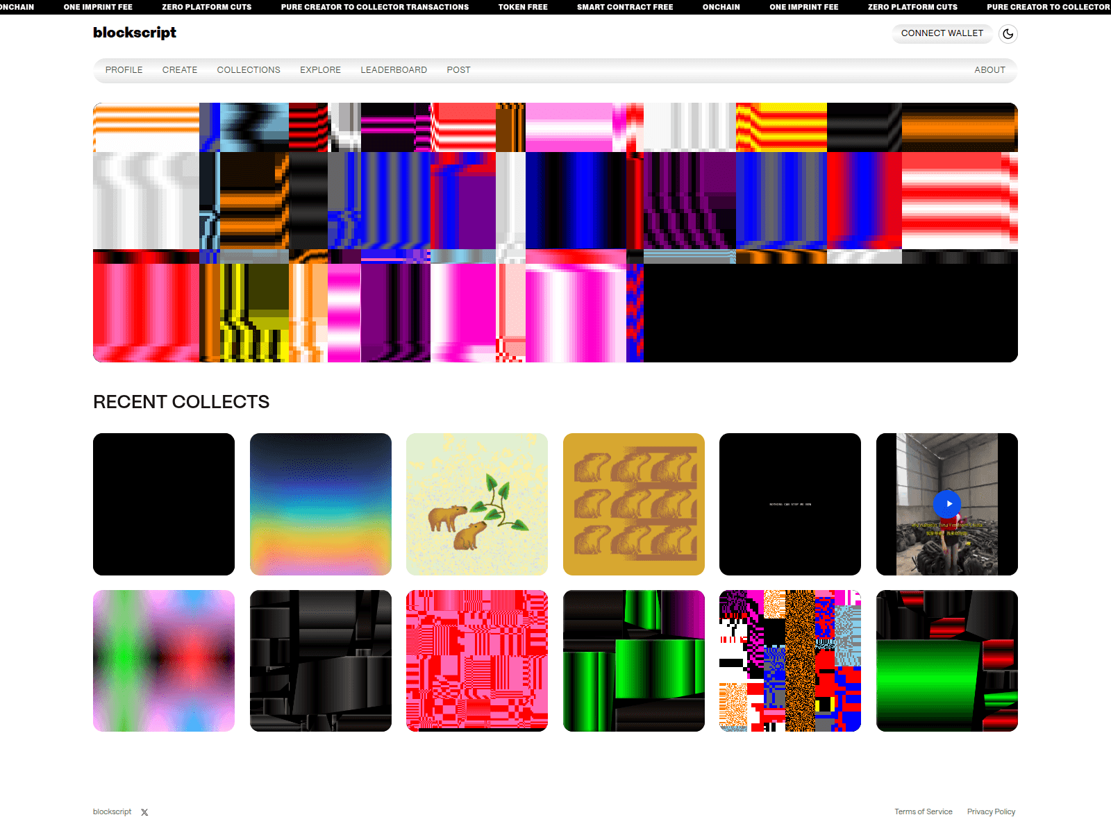 Screenshot of blockscript.app