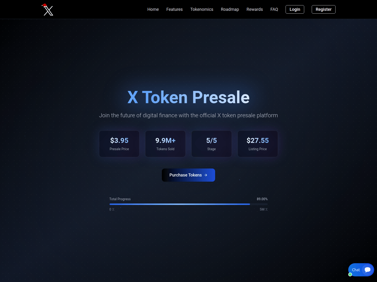 Screenshot of xcoin-tech.io