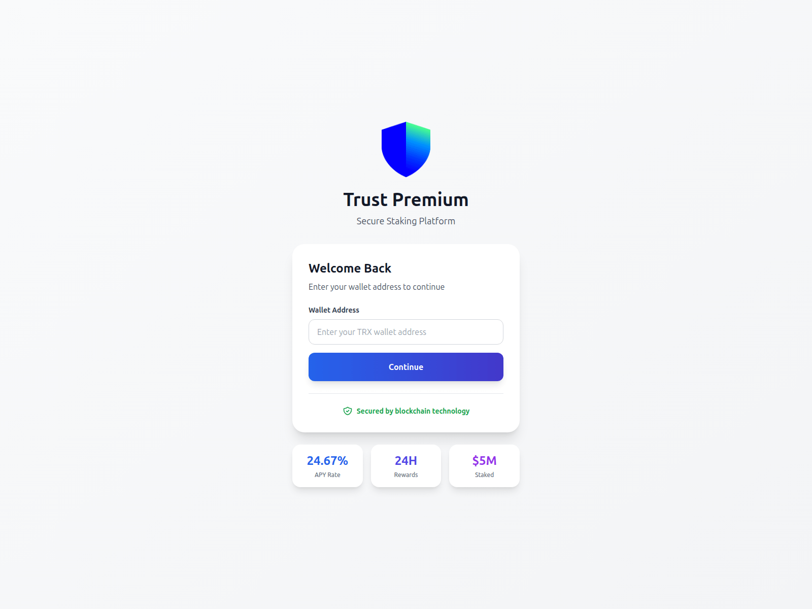 Screenshot of trustwalletpremium.com