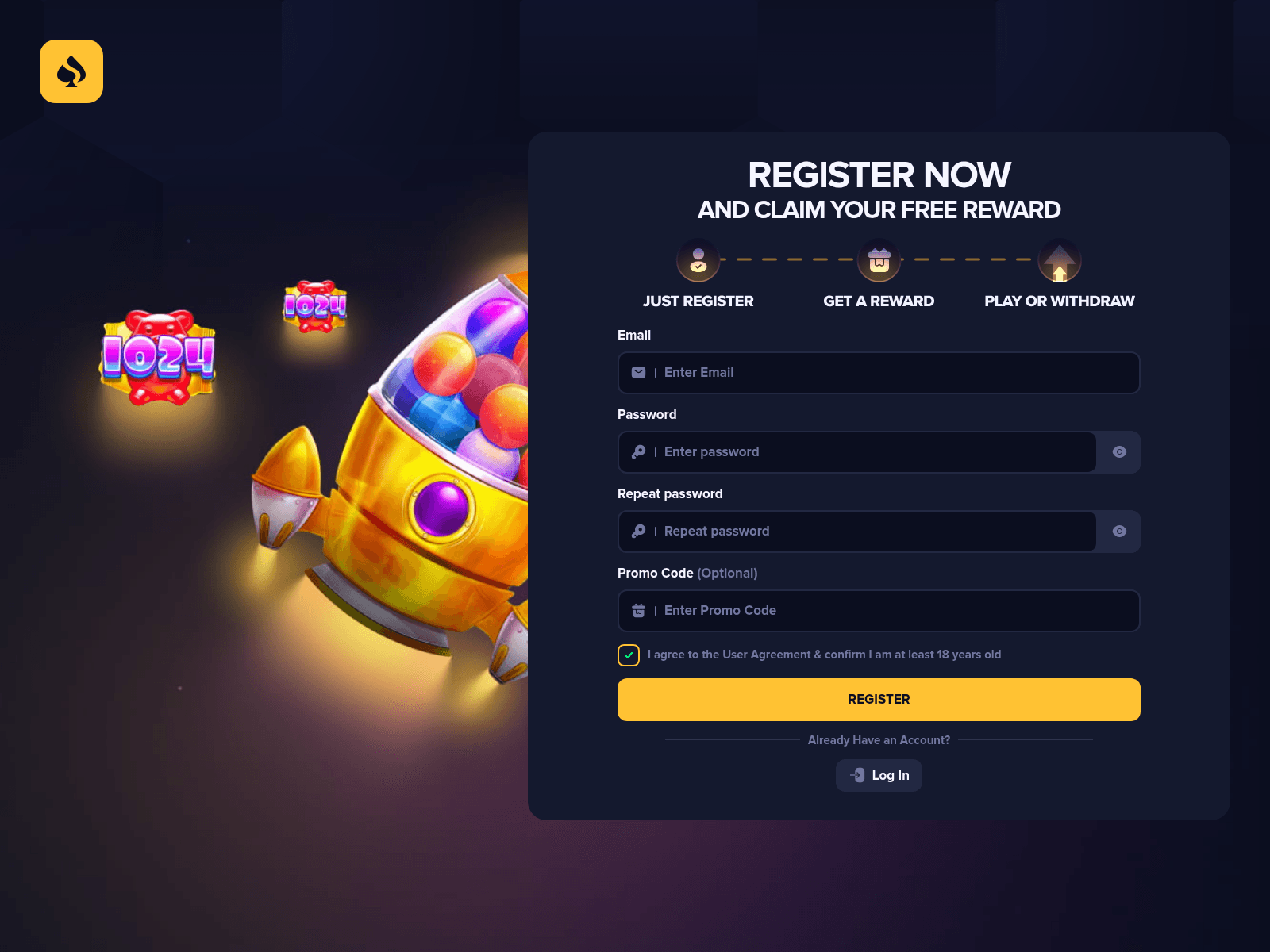 Screenshot of quickhits.bet