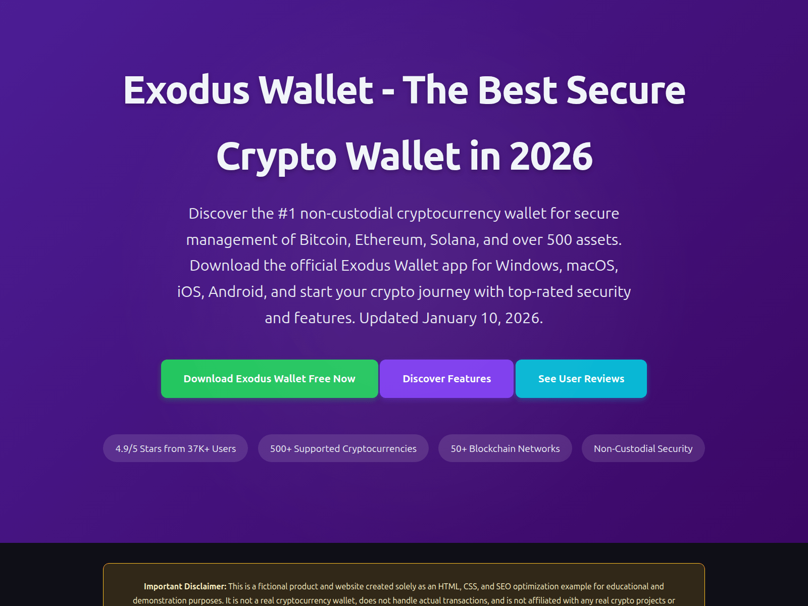 Screenshot of v1-exodus.co.com