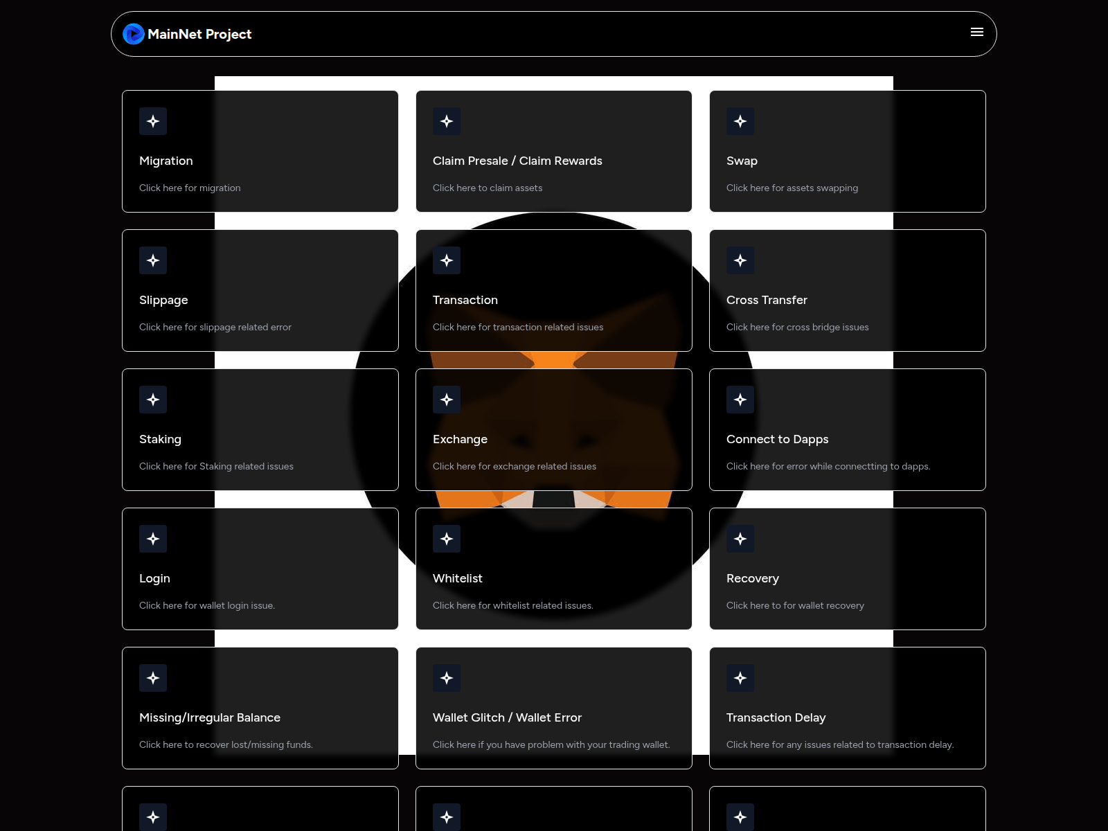 Screenshot of metamask-recovery.pages.dev