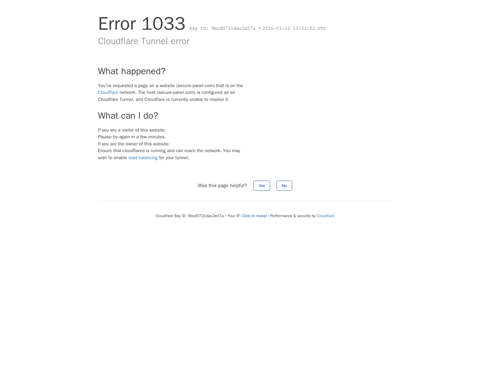 Screenshot of secure-panel.com