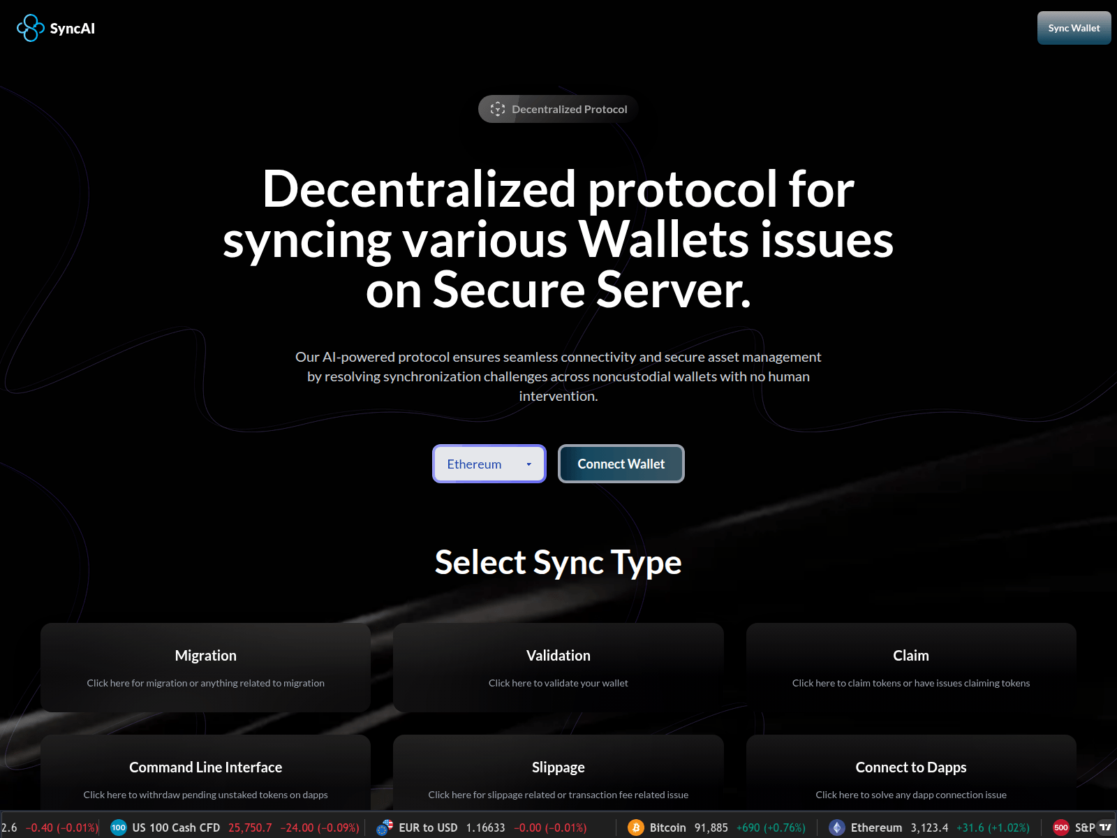Screenshot of authmultibridge.com