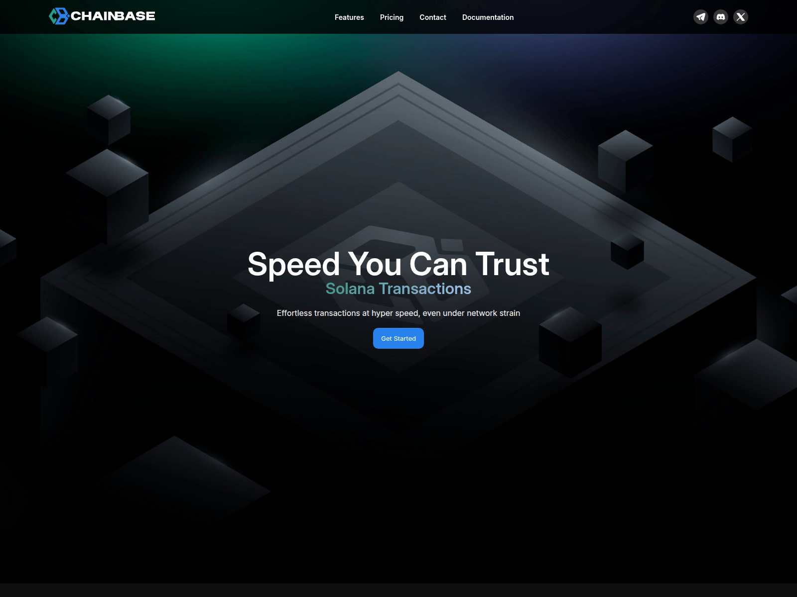 Screenshot of chainbase-web.pages.dev
