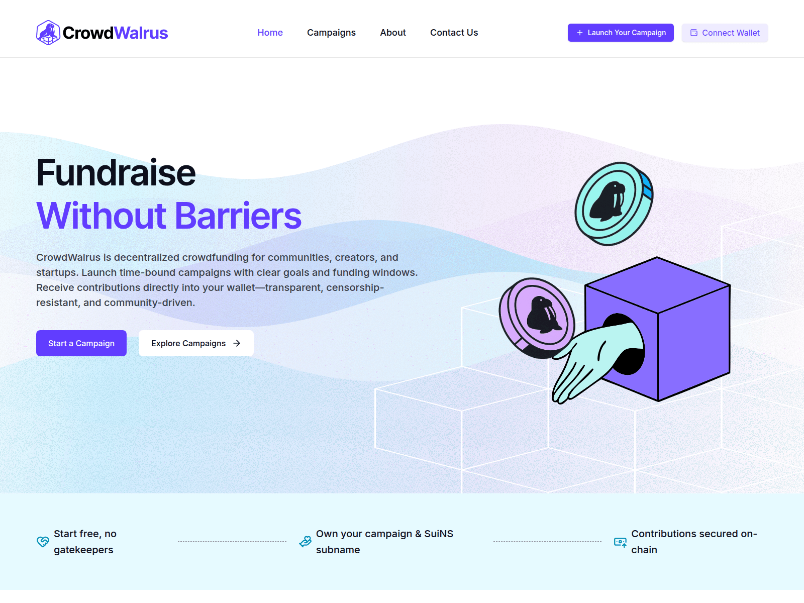 Screenshot of crowdwalrus.pages.dev