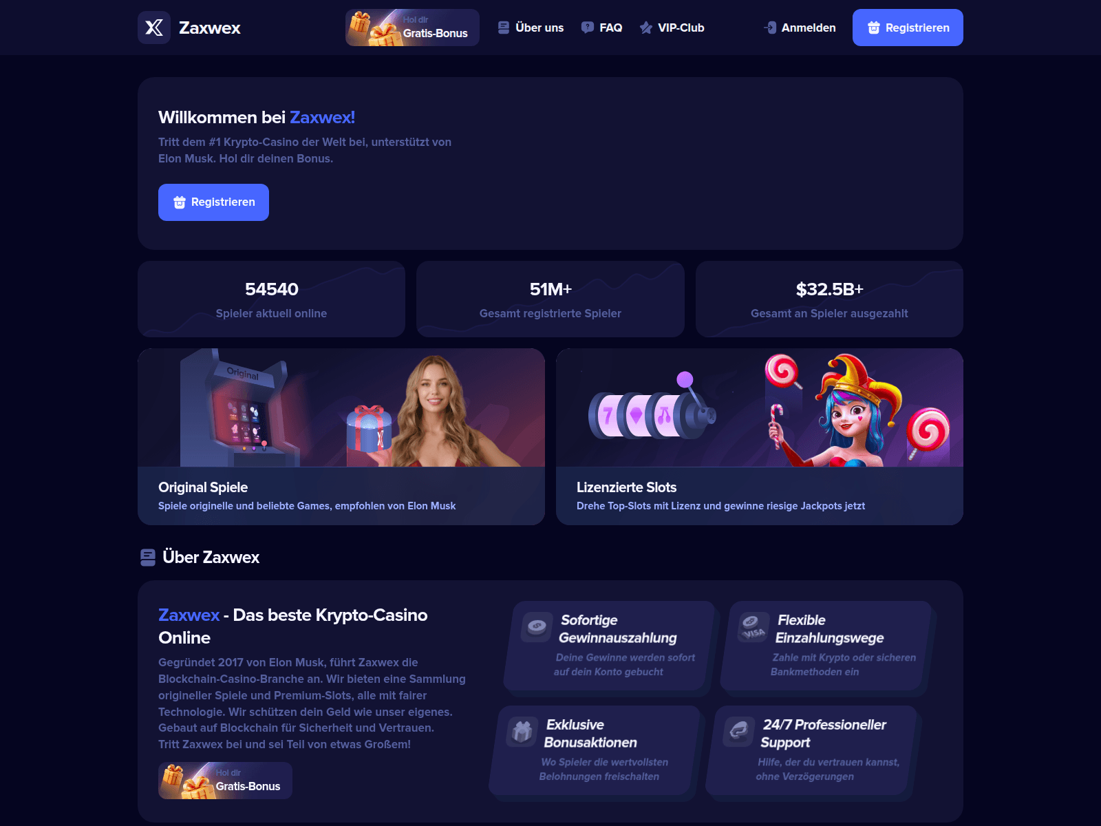 Forensic screenshot of zaxwex.com