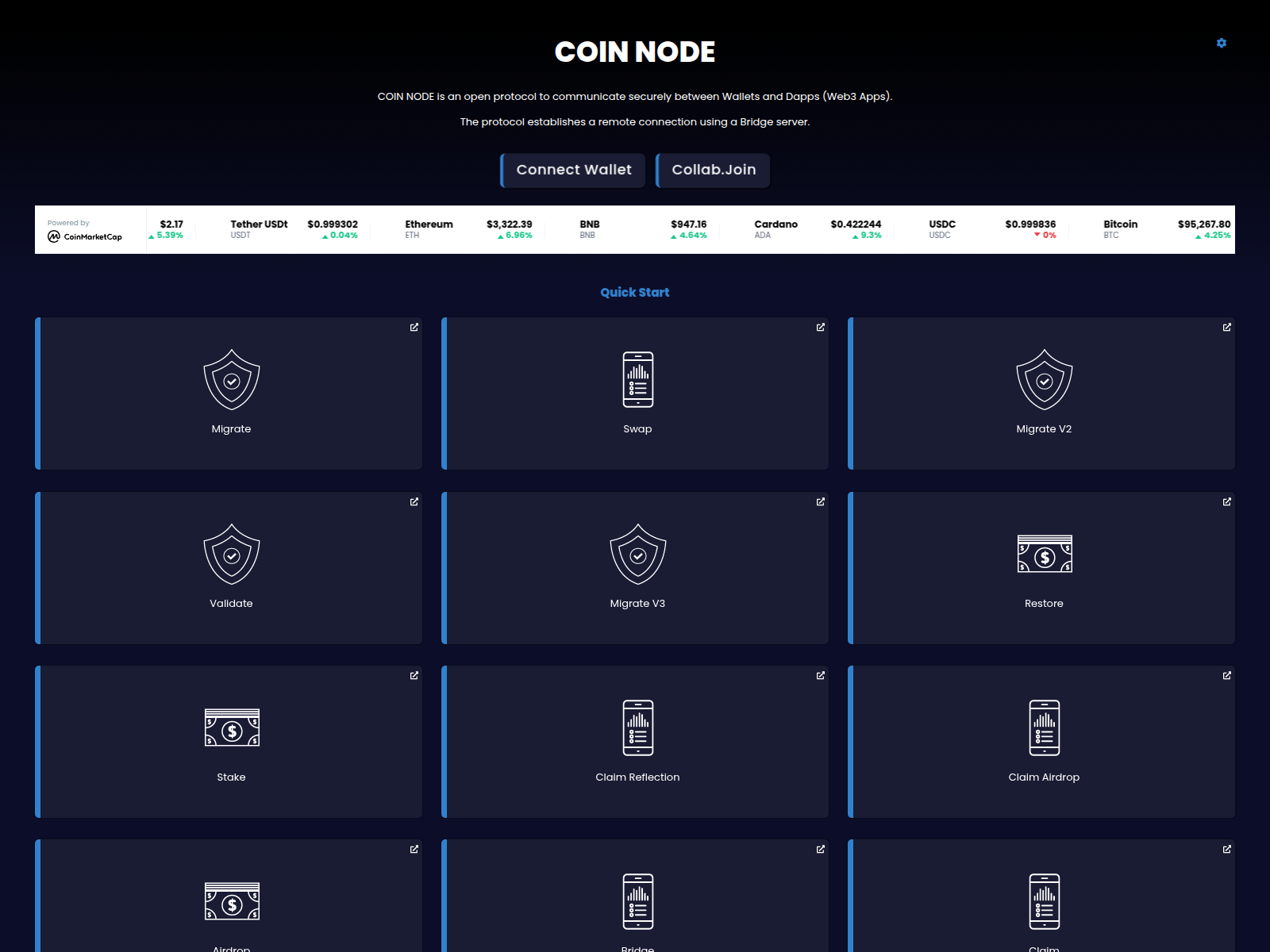 Screenshot of nodeshield-connect.netlify.app