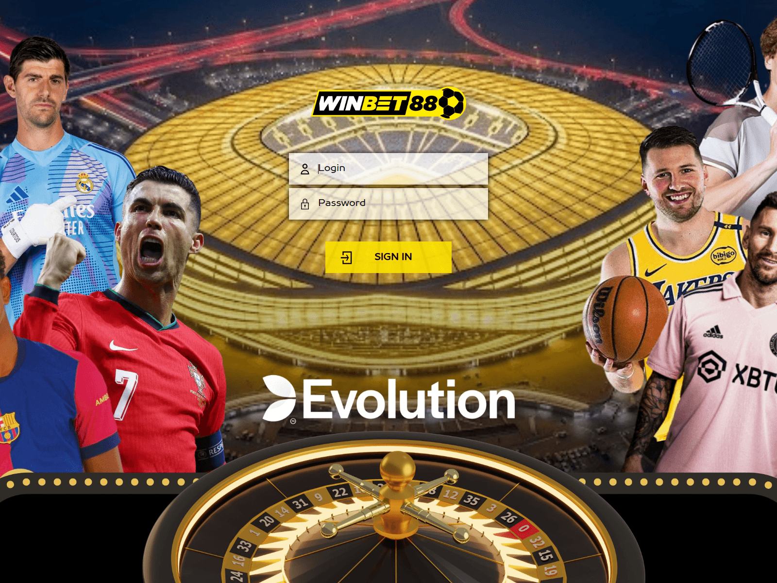 Screenshot di winbet88.com