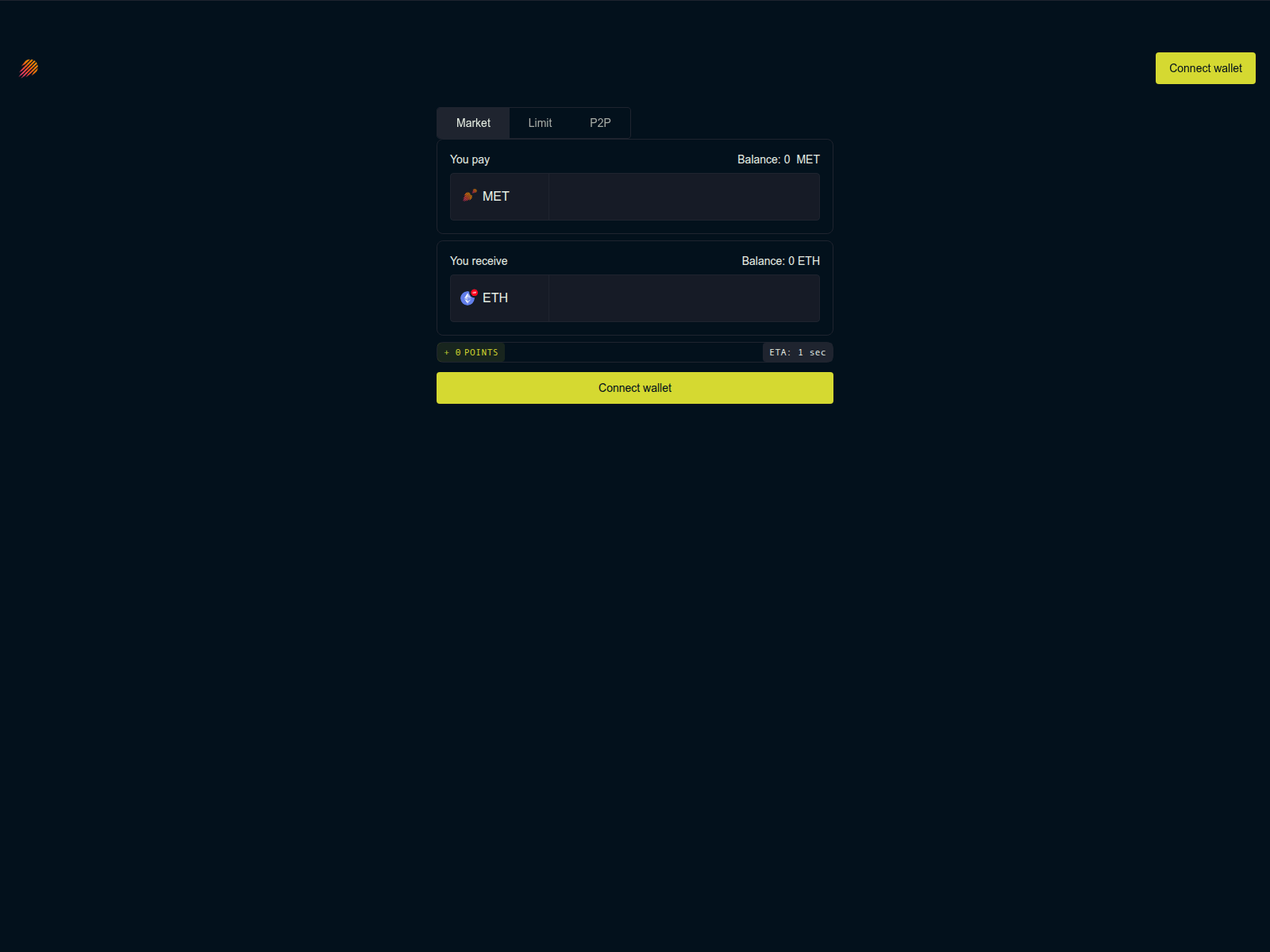 Screenshot of app.meteora.trading