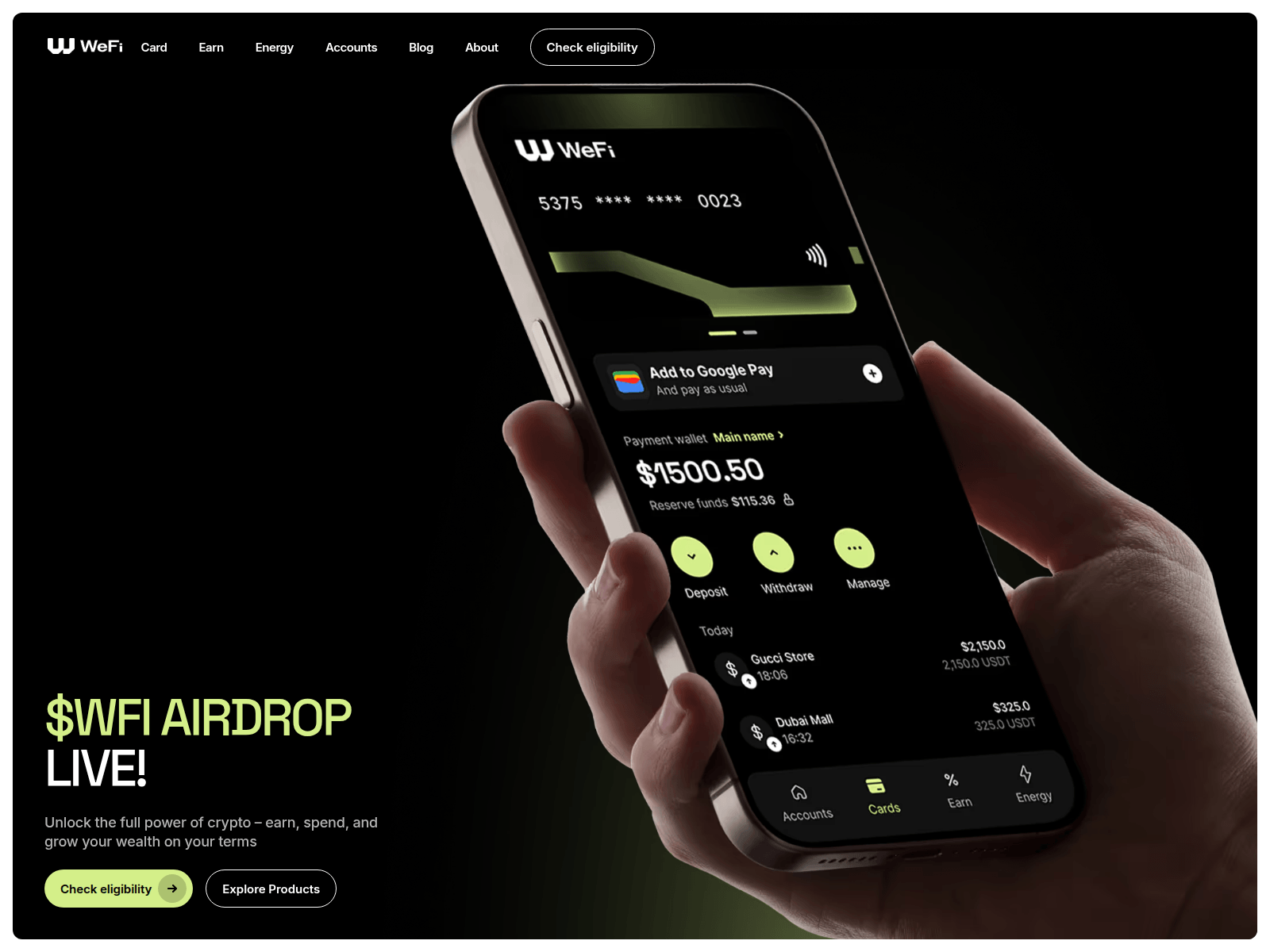 Screenshot of wfi-wefi.co