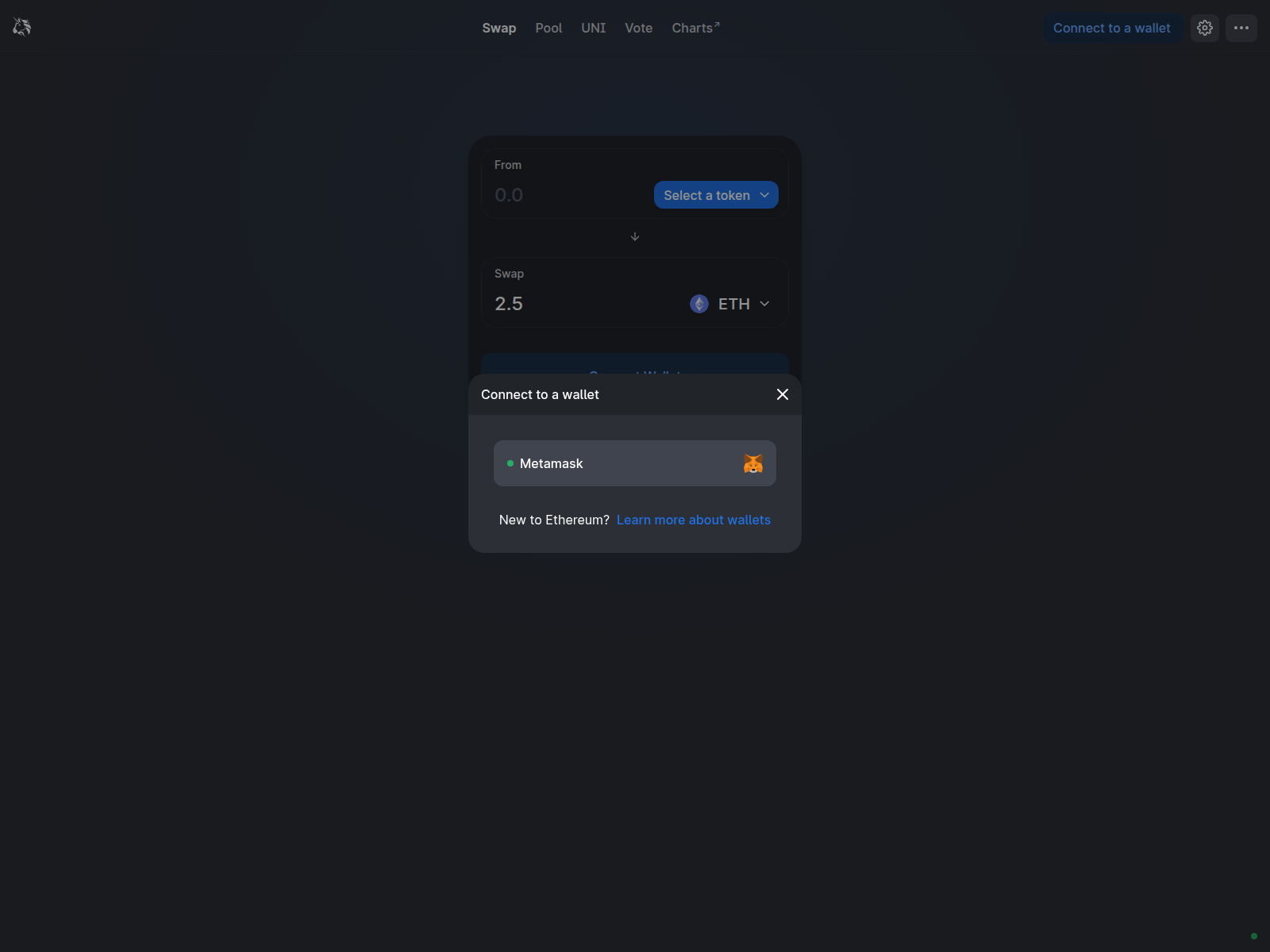 Screenshot of unitswap.pro