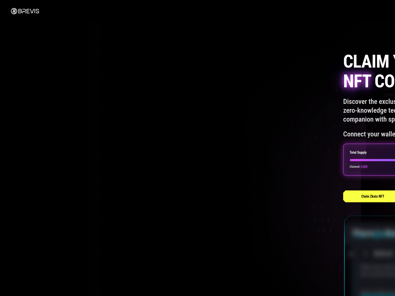 Screenshot of zkats.network
