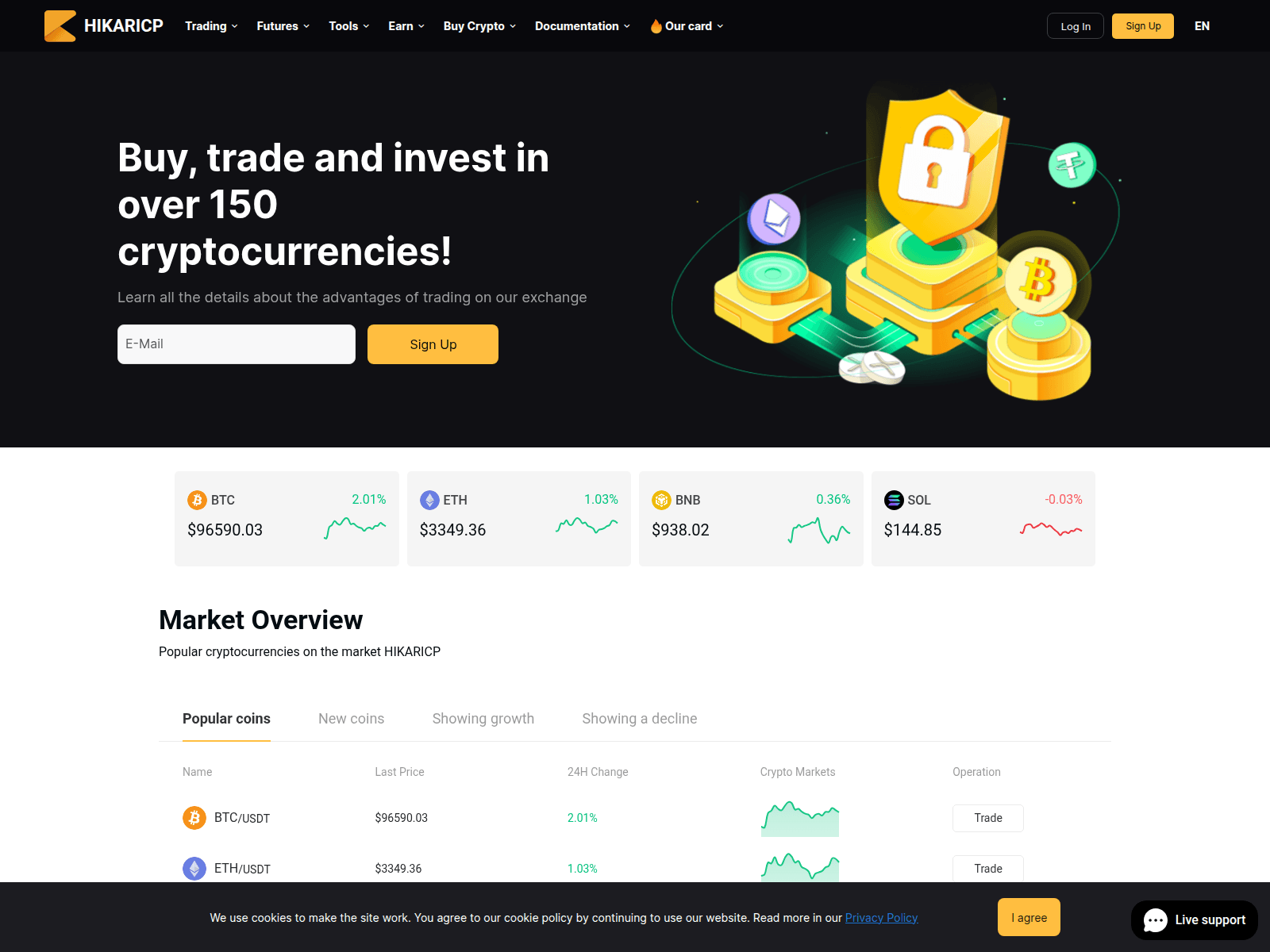 Screenshot of www.trademonex.net