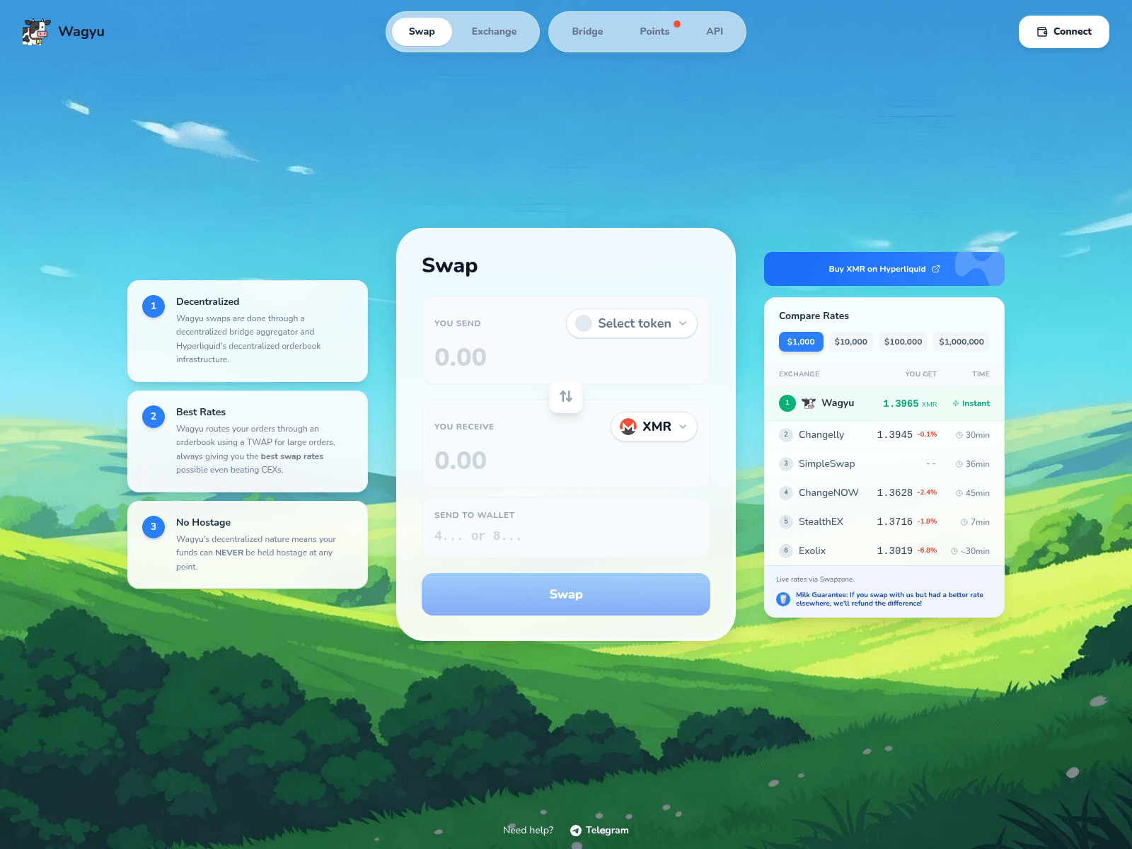 Screenshot of waguyu.xyz