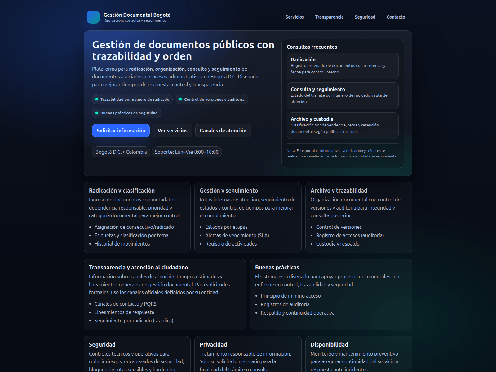Screenshot of solicitud.app.virtupersonas.com