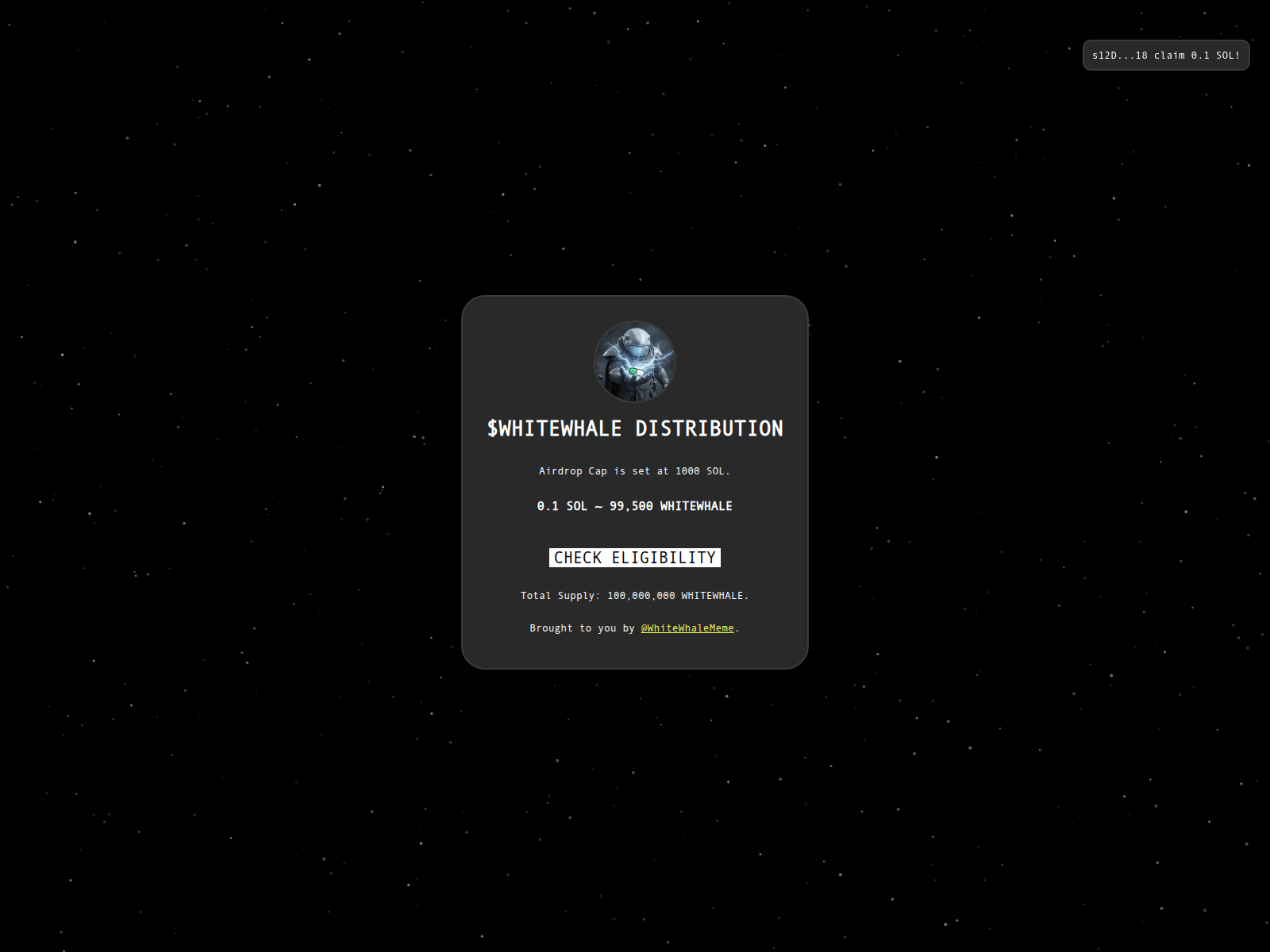 Screenshot of whitewhales-allocation.xyz