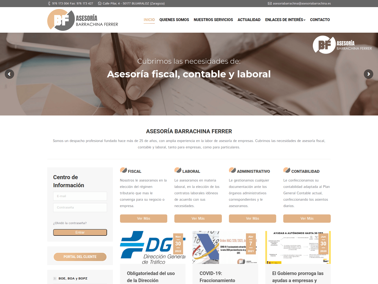 Screenshot of asesoriabarrachina.es