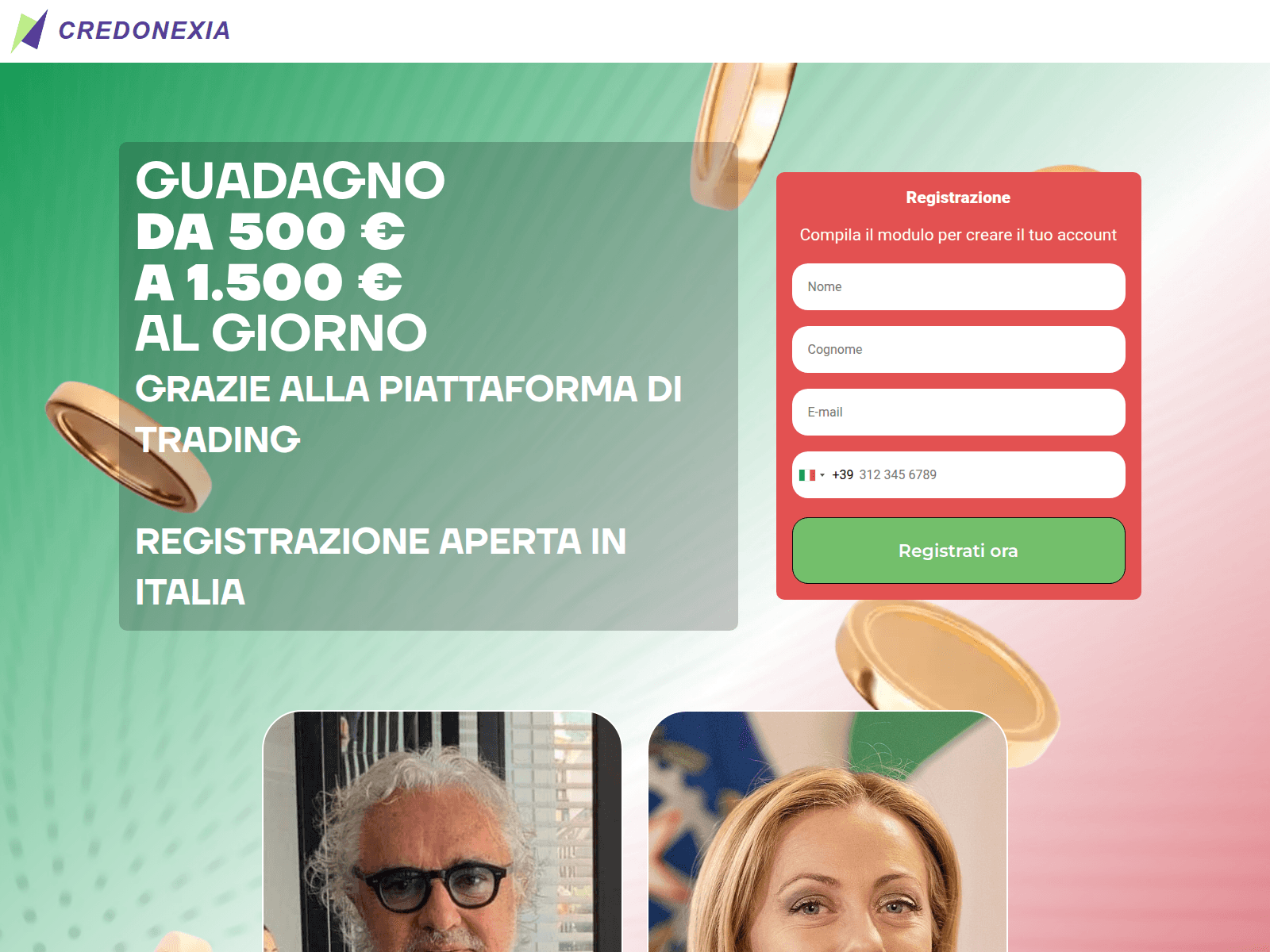 Screenshot of credonexia.com