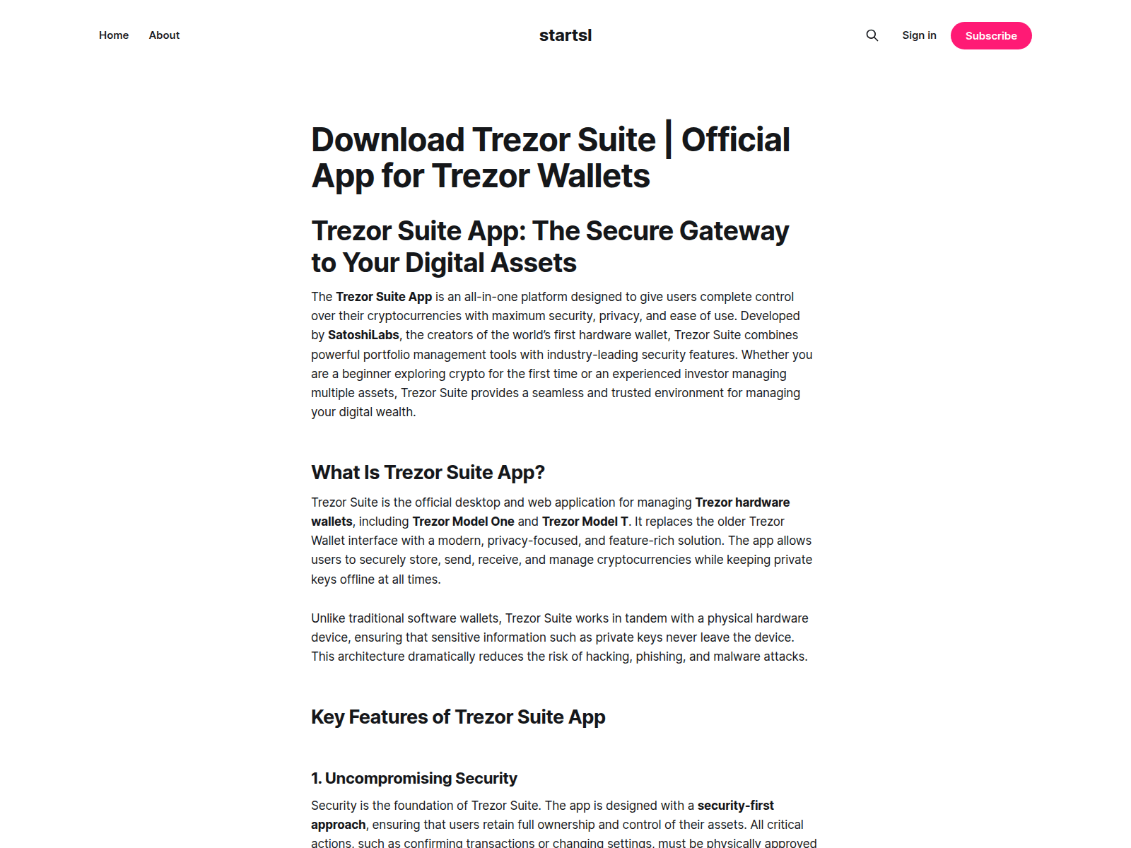 Screenshot of learn.ghost.io