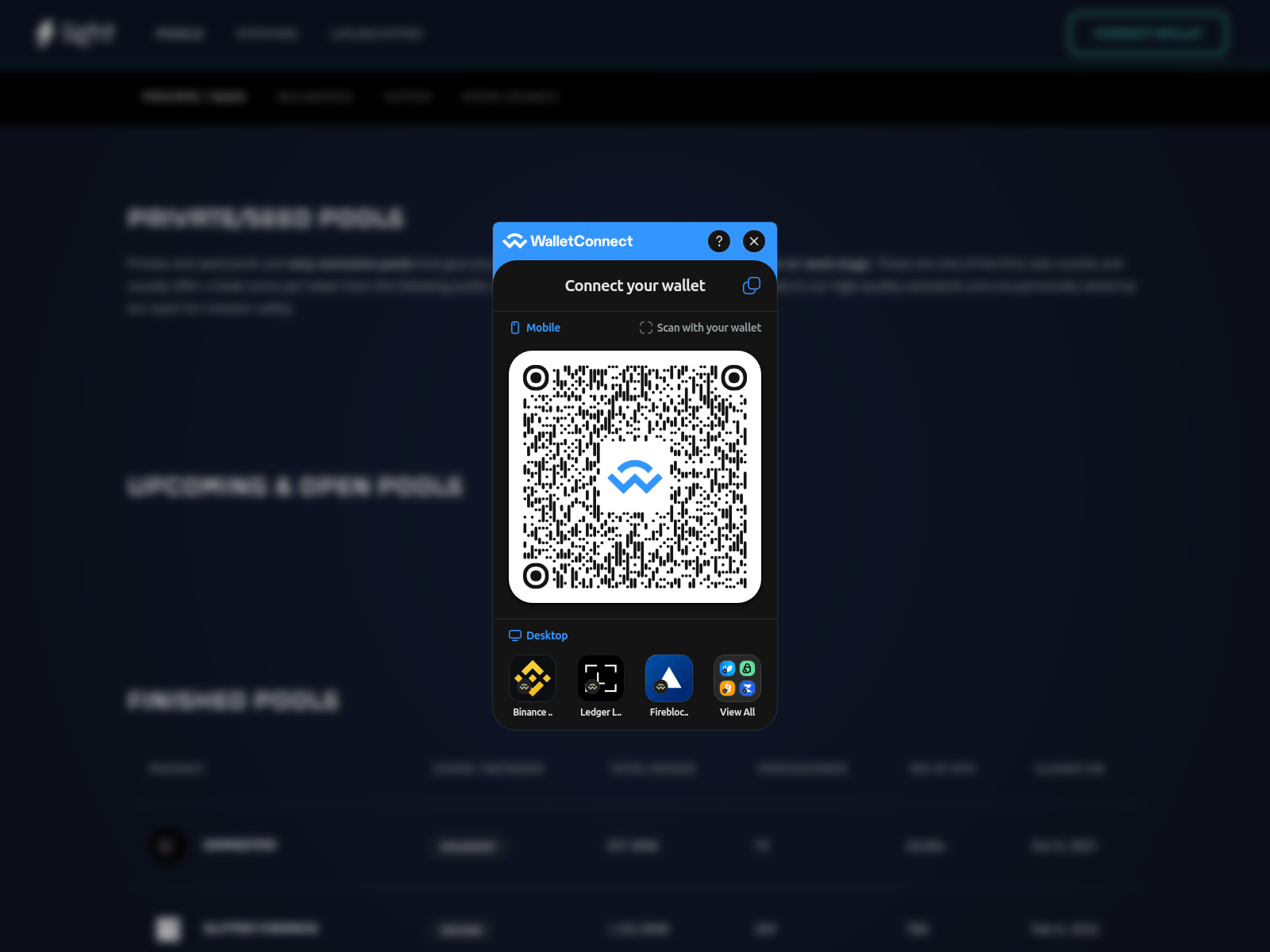 Screenshot of lightfundclaim.pages.dev