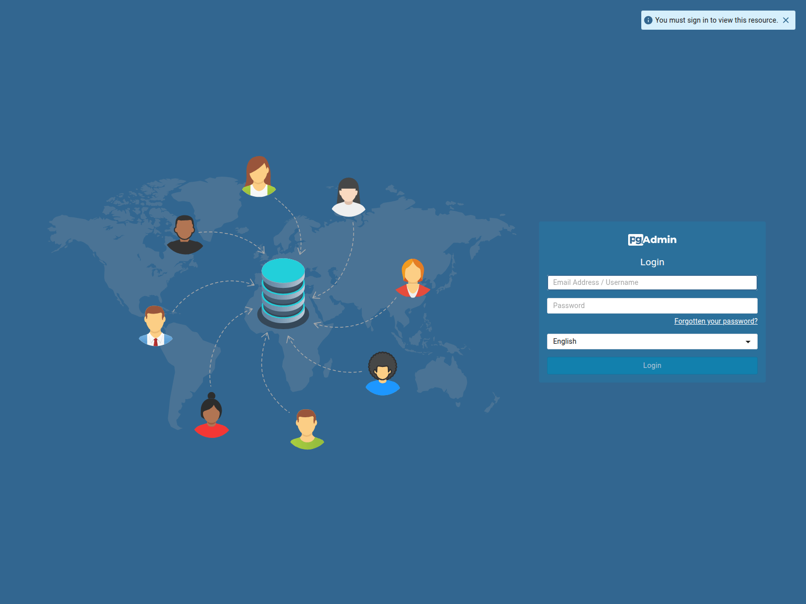 Screenshot of pgadmin.kaz-kraken.cfd